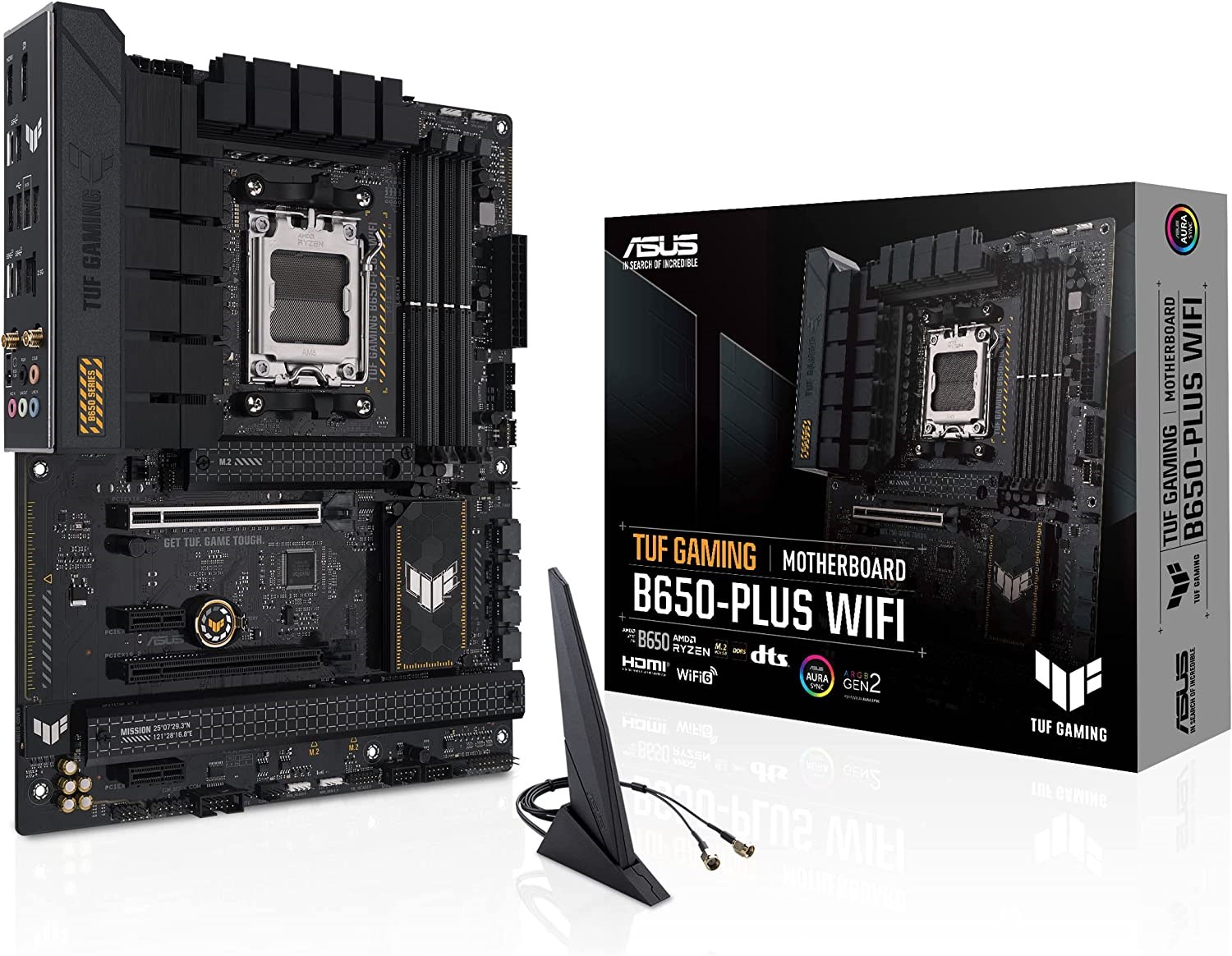 ASUS TUF GAMING B650-PLUS WIFI Bundkort - AMD B650 - AMD AM5 - DDR5 RAM - ATX Bundkort 90MB1BZ0-M0EAY0