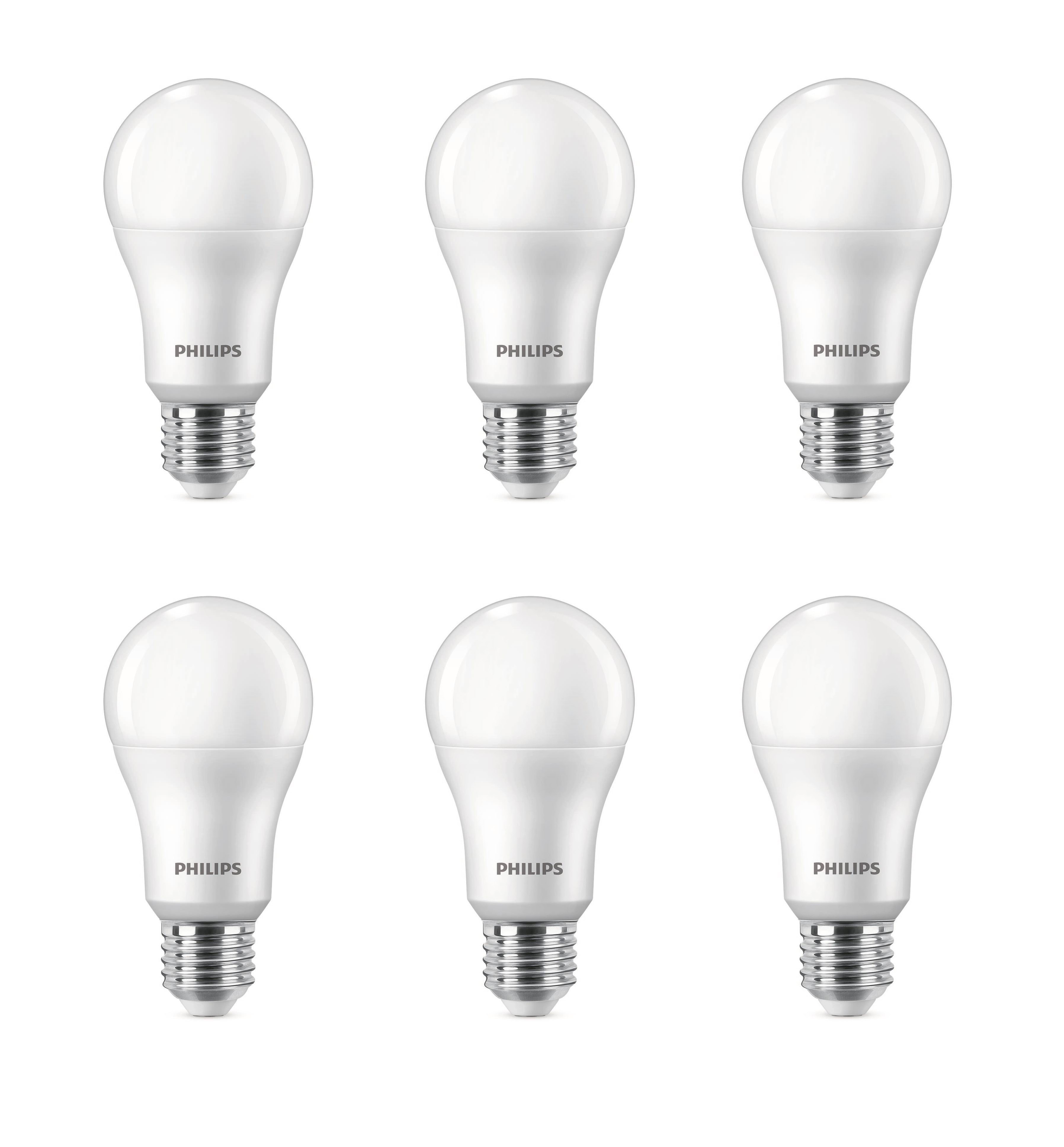 Philips LED pære 13W/840 (100W) Mat 6-pak E27 Lyskilde 929002306996