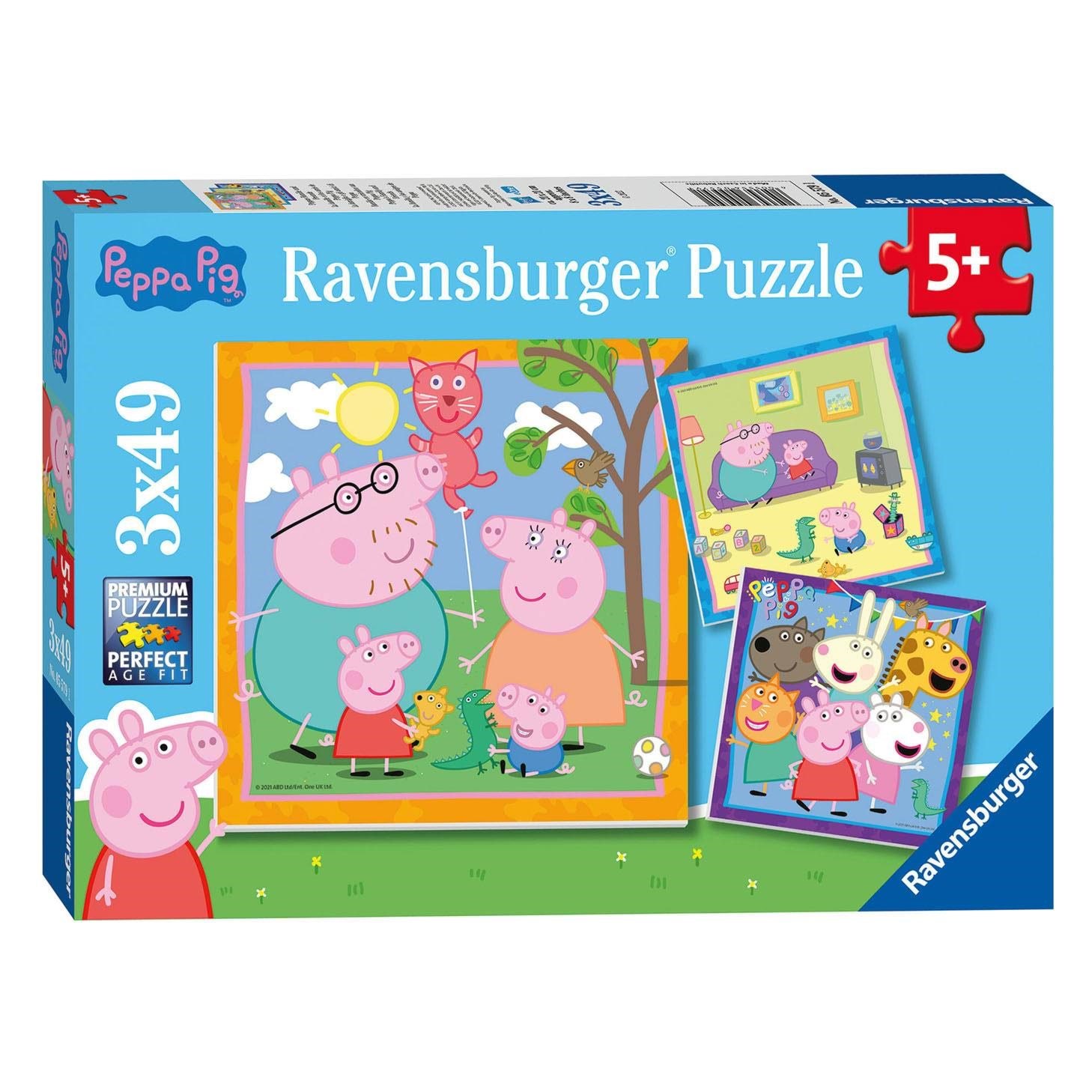 Ravensburger Peppa Pig 3x49pcs