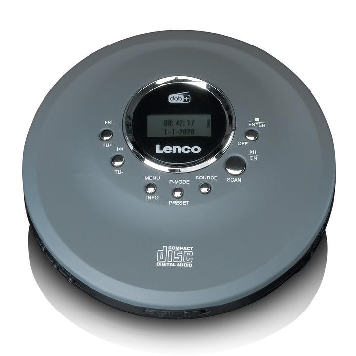 Lenco CD-400GY - Portable CD/ MP3 player for CD CD-R CD-RW - Gray Cd Afspiller