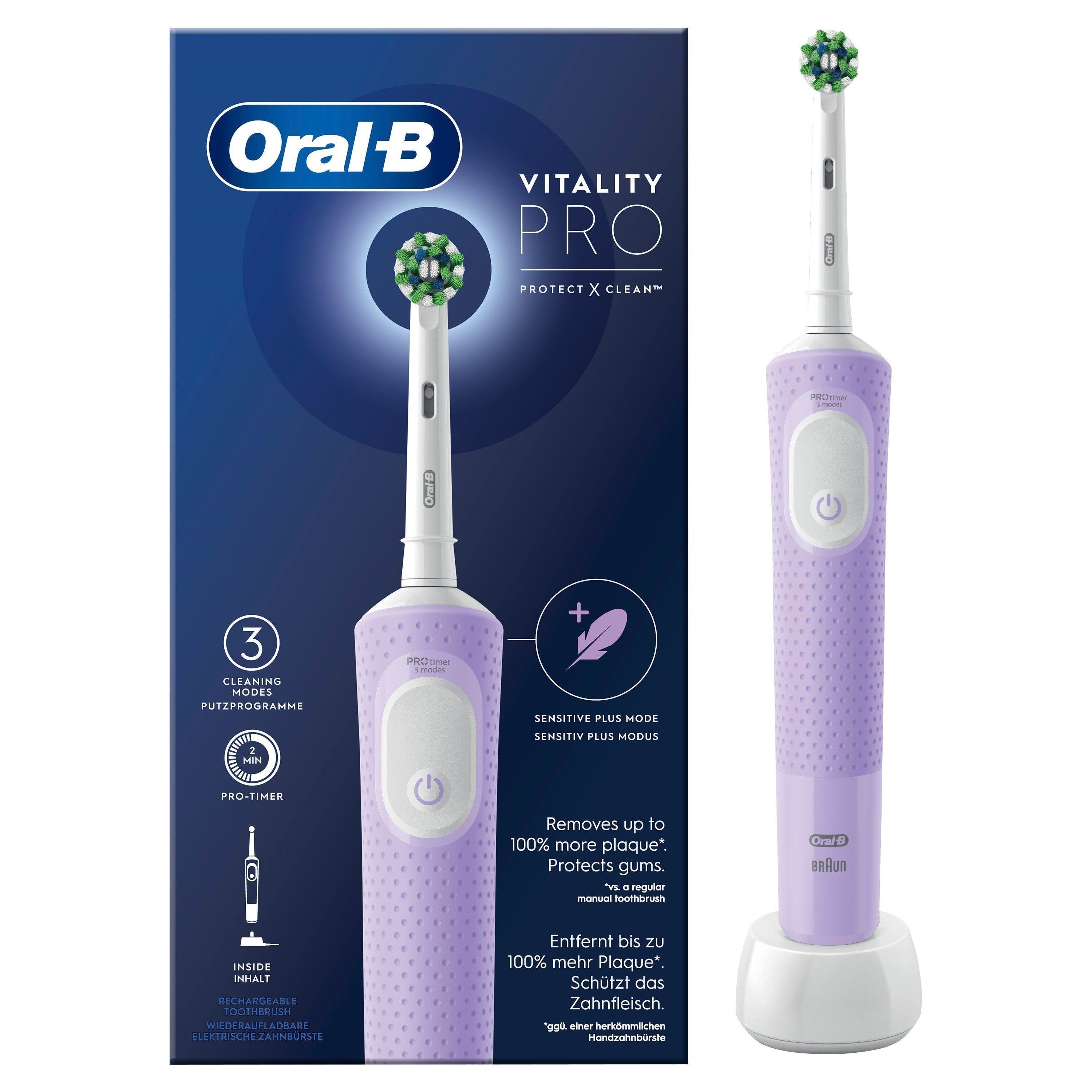 Oral-B Eltandbørste Vitality Pro Lilac El Tandbørste 4210201426967