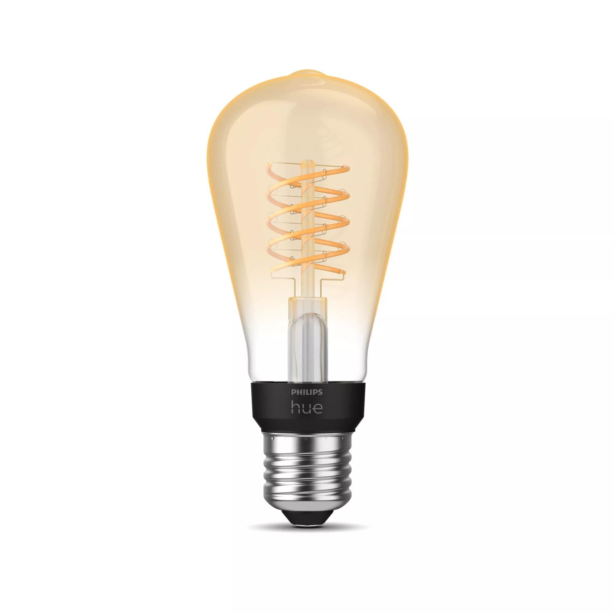 Philips Hue Filament Edison ST64, 7W, White, E27 Smart Home 929003051701