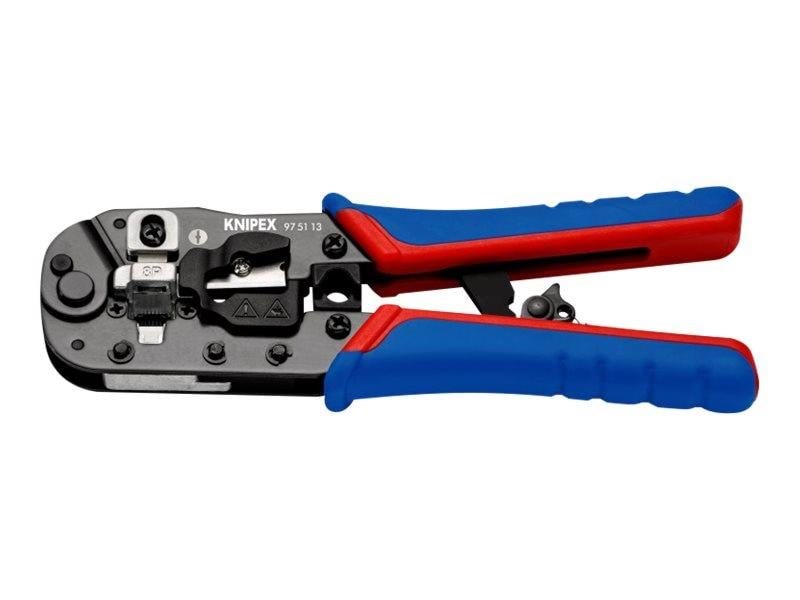 KNIPEX crimp tool - for RJ45 western plugs Netværkstilbehør 97 51 13