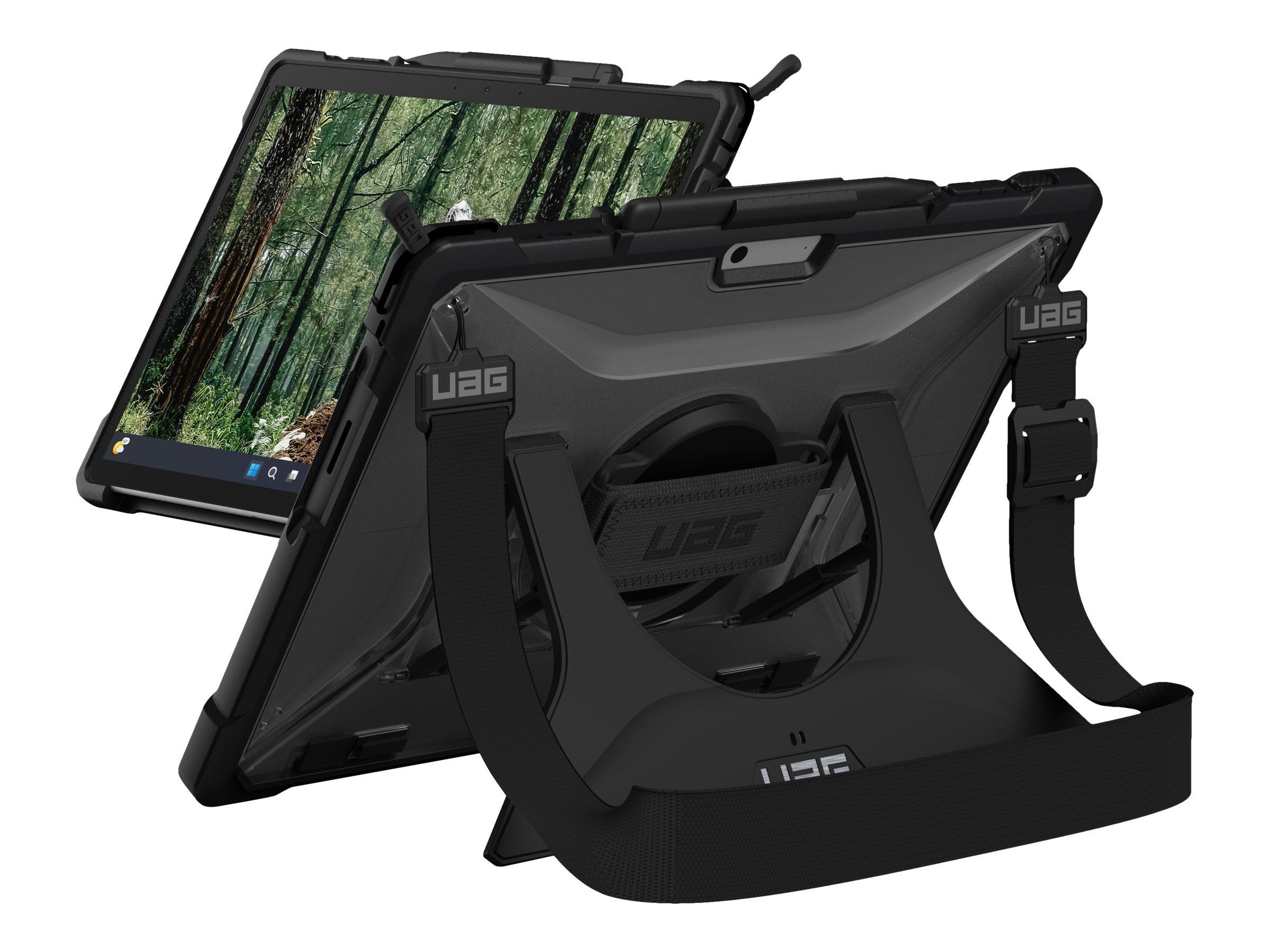 UAG Plasma Series Rugged Case for Surface Pro 13" 12/11/10/9 - Plasma Series w/ Handstrap and Shoulder Strap - Clear Tablet Cover 324012114343