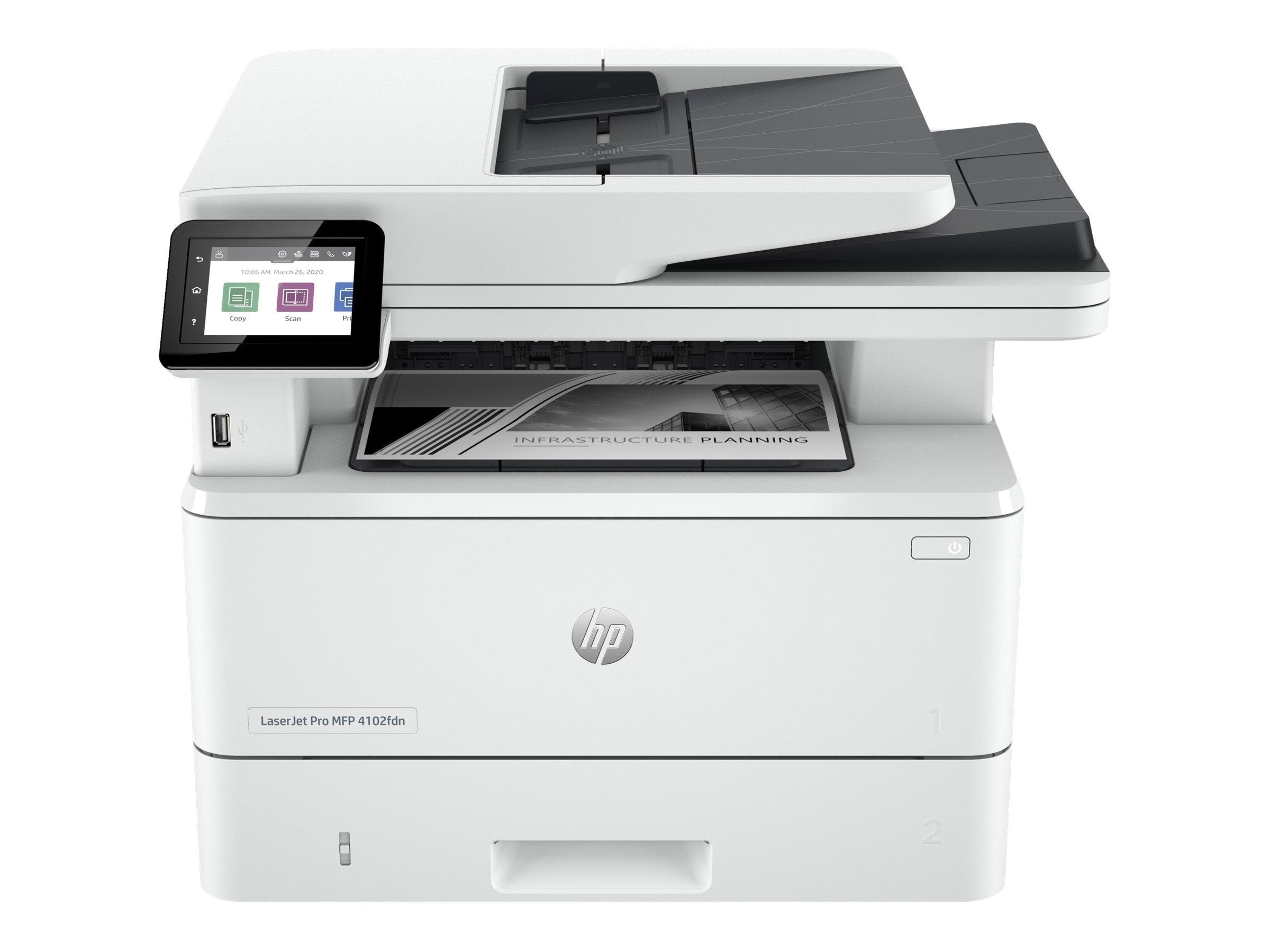 HP LaserJet Pro MFP 4102fdn All in One Multifunktion - Monokrom - Laser Printer 2Z623F#B19