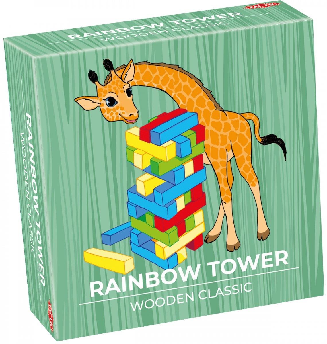 Tactic Trendy Rainbow Tower Brætspil 59007