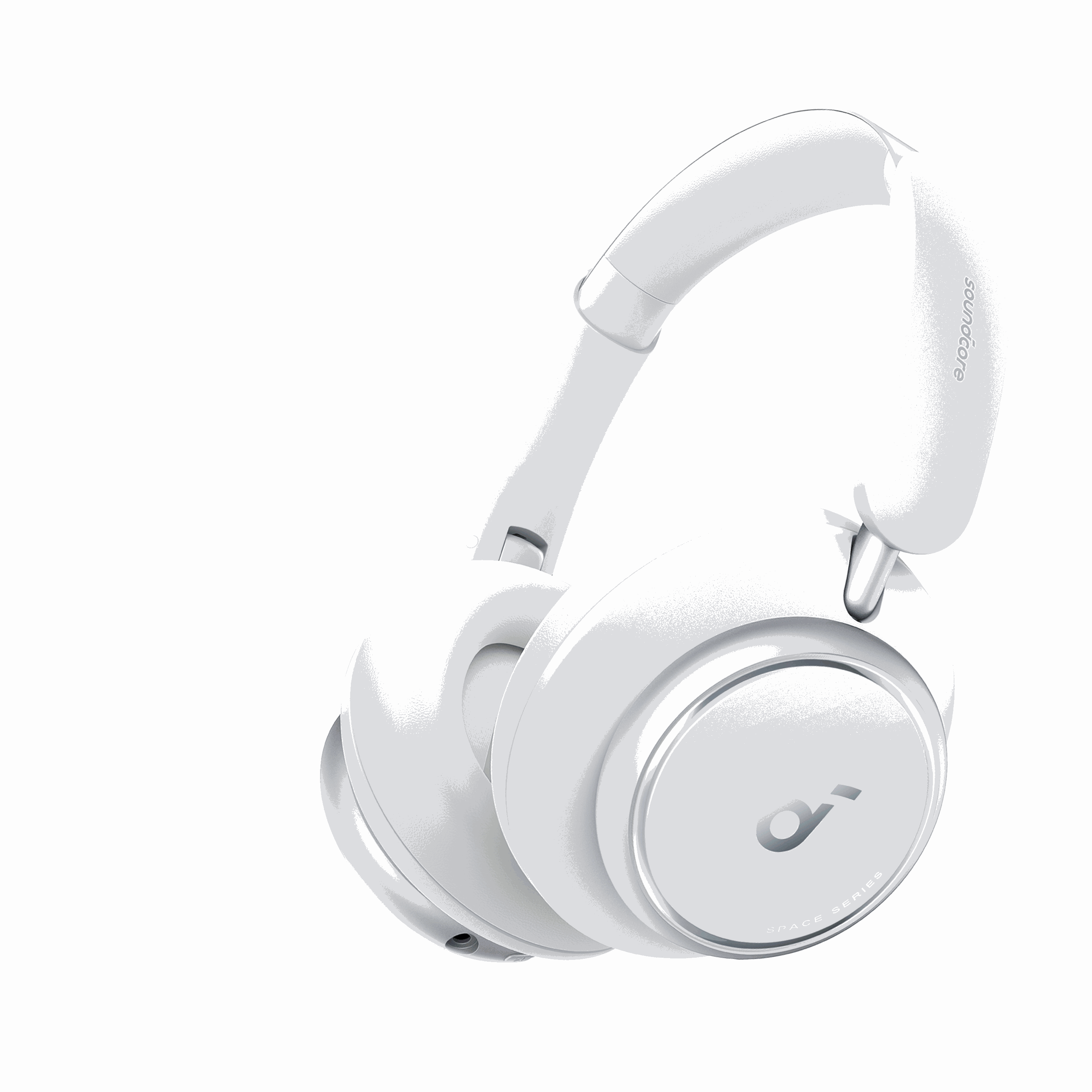 Anker soundcore Space Q45 - White Hovedtelefoner Og Headset Hvid A3040G21