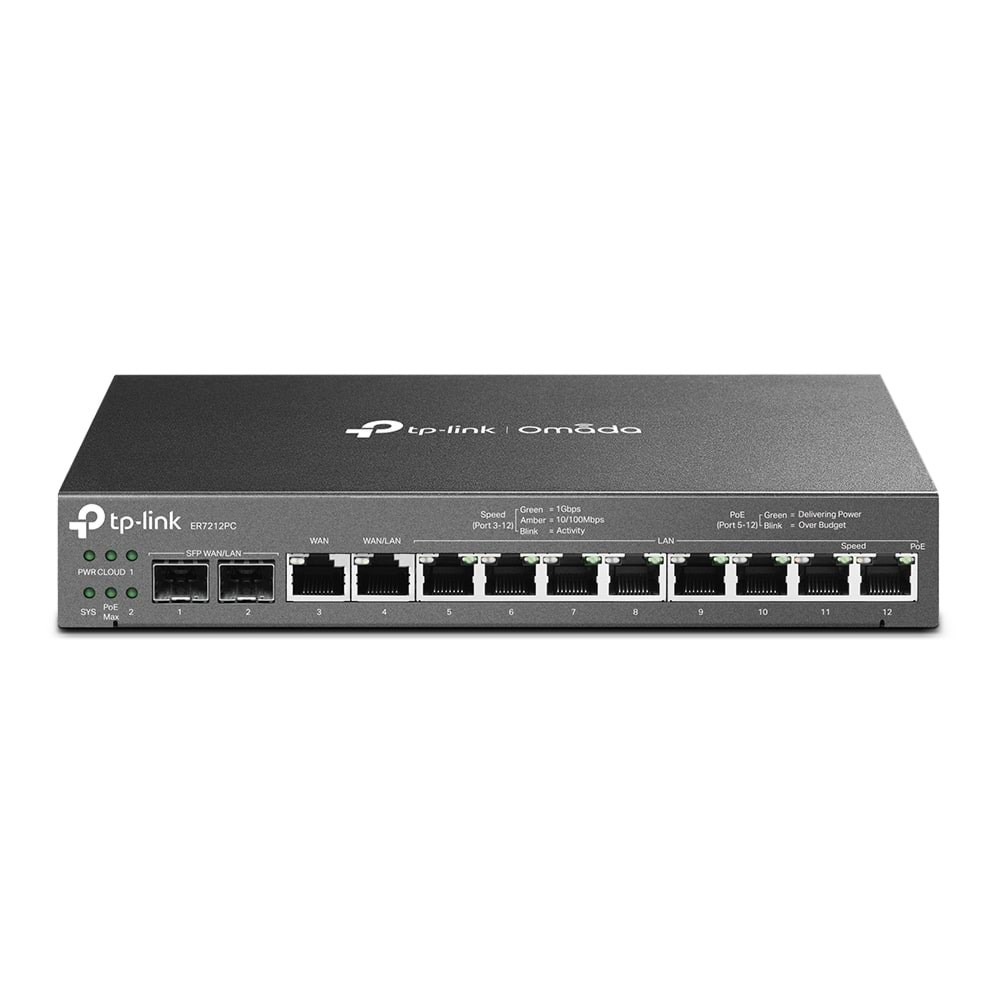 TP-Link ER7212PC Omada 3-in-1 Gigabit VPN Router - Router Router