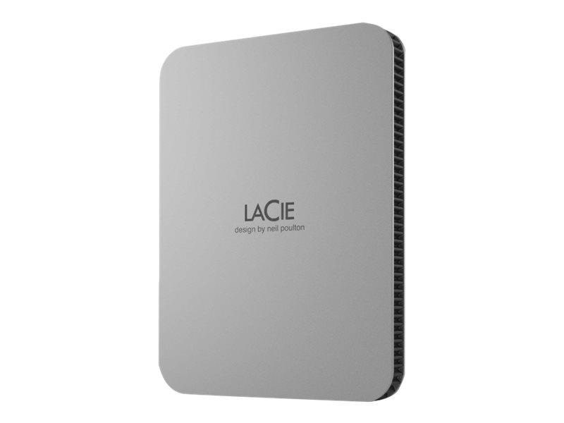 LaCie Mobile Drive - 5TB - Ekstern Harddisk - Sølv Ekstern Harddisk STLP5000400