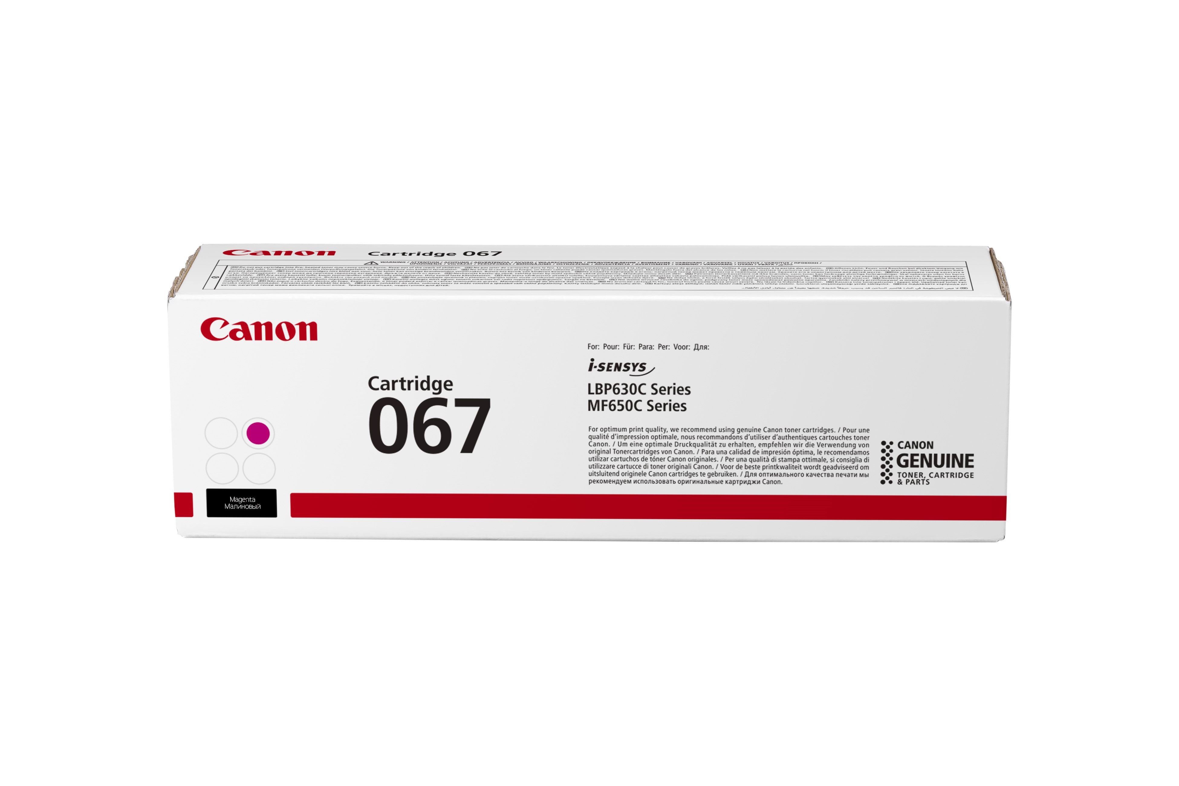 Canon CRG 067 / 5100C002 Magenta Printerpatron Og Toner