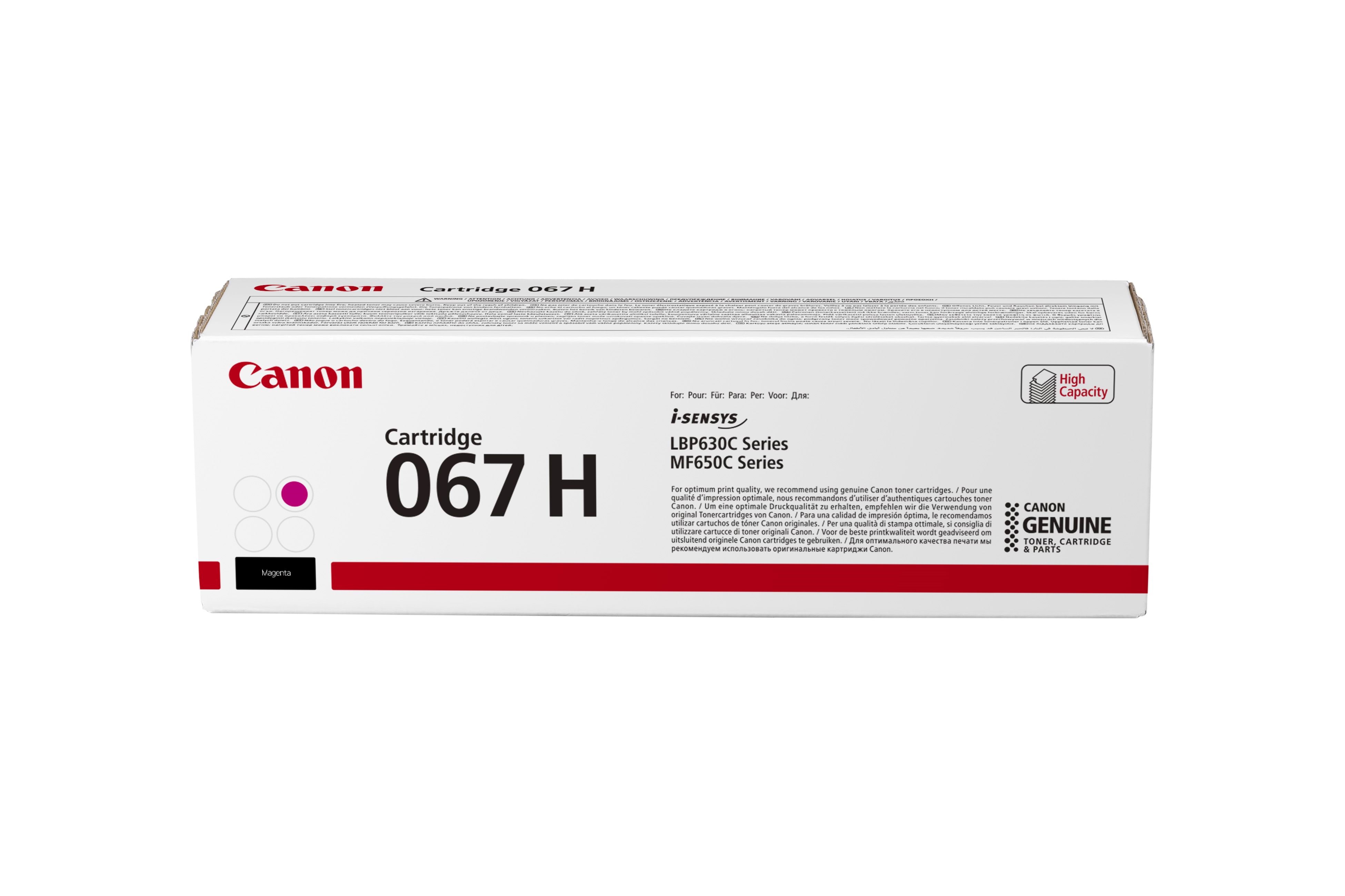 Canon CRG 067H / 5104C002 High Magenta Printerpatron Og Toner