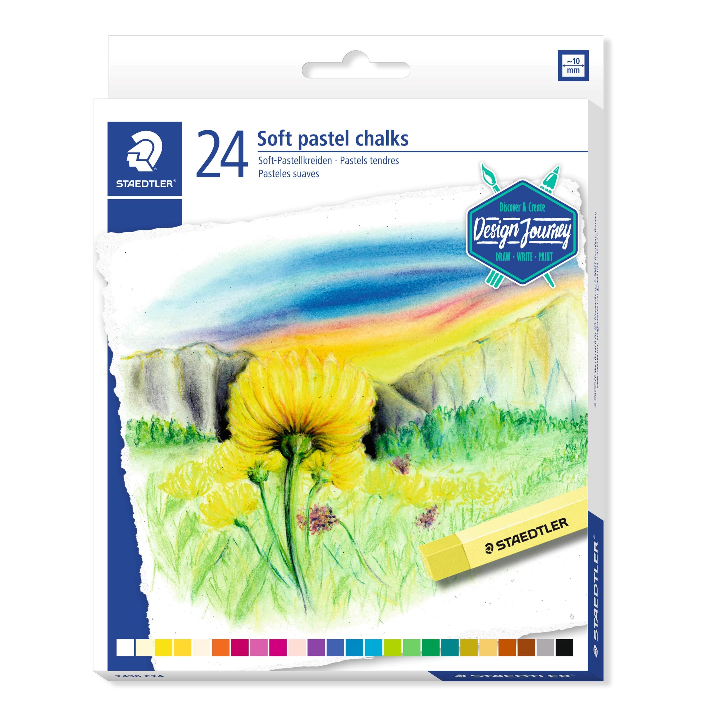 Staedtler Soft Pastel Kridt 24 Ass. Tegneværktøj 2430 C24