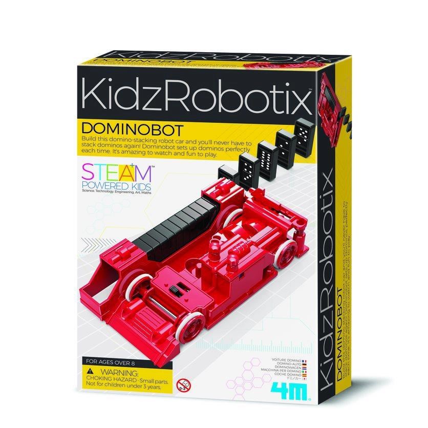 4M KIDZROBOTIX / DOMINOBOT Lærerigt Legetøj 4M-03446