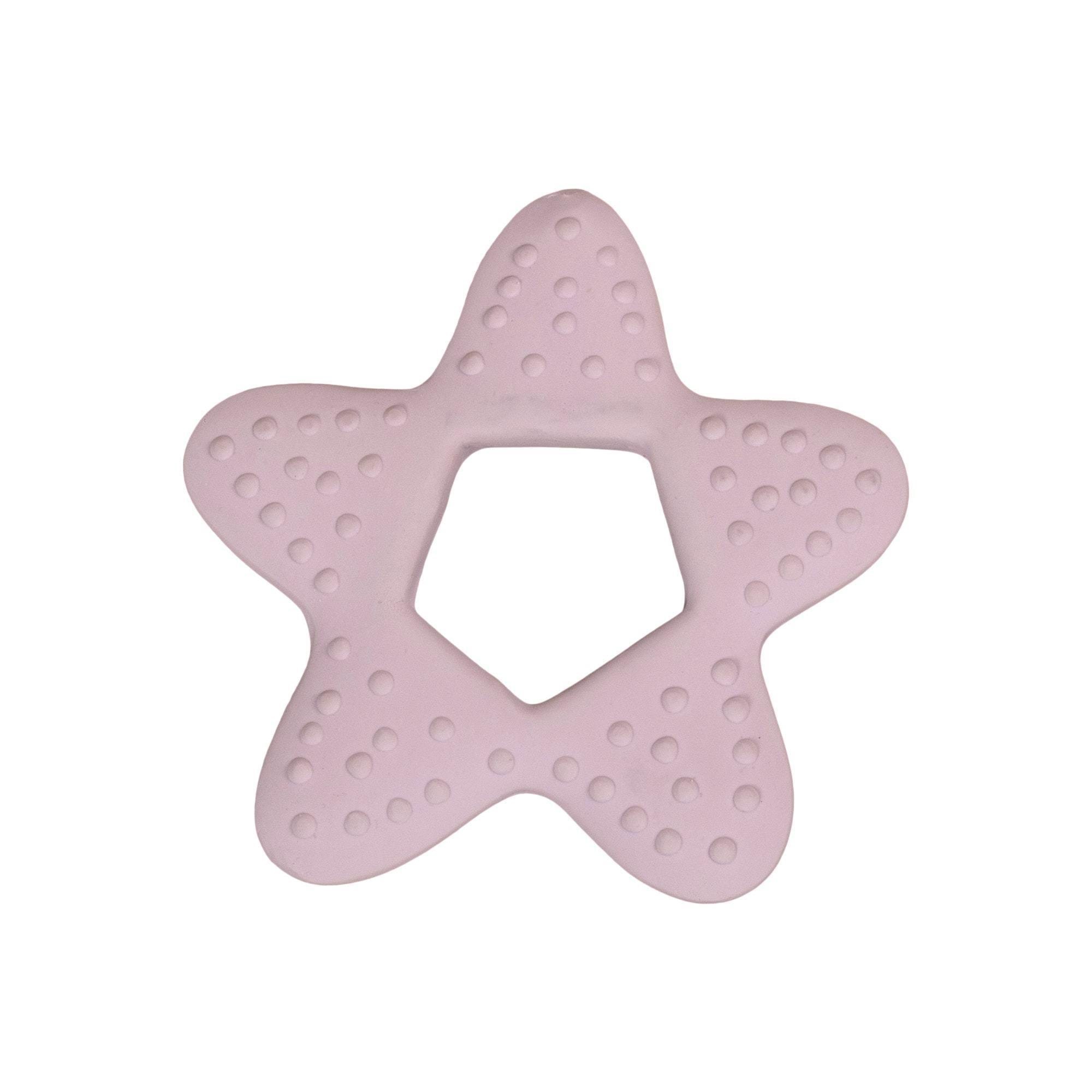 Filibabba Teether - Star rubber - light lavender Babylegetøj FI-PT017