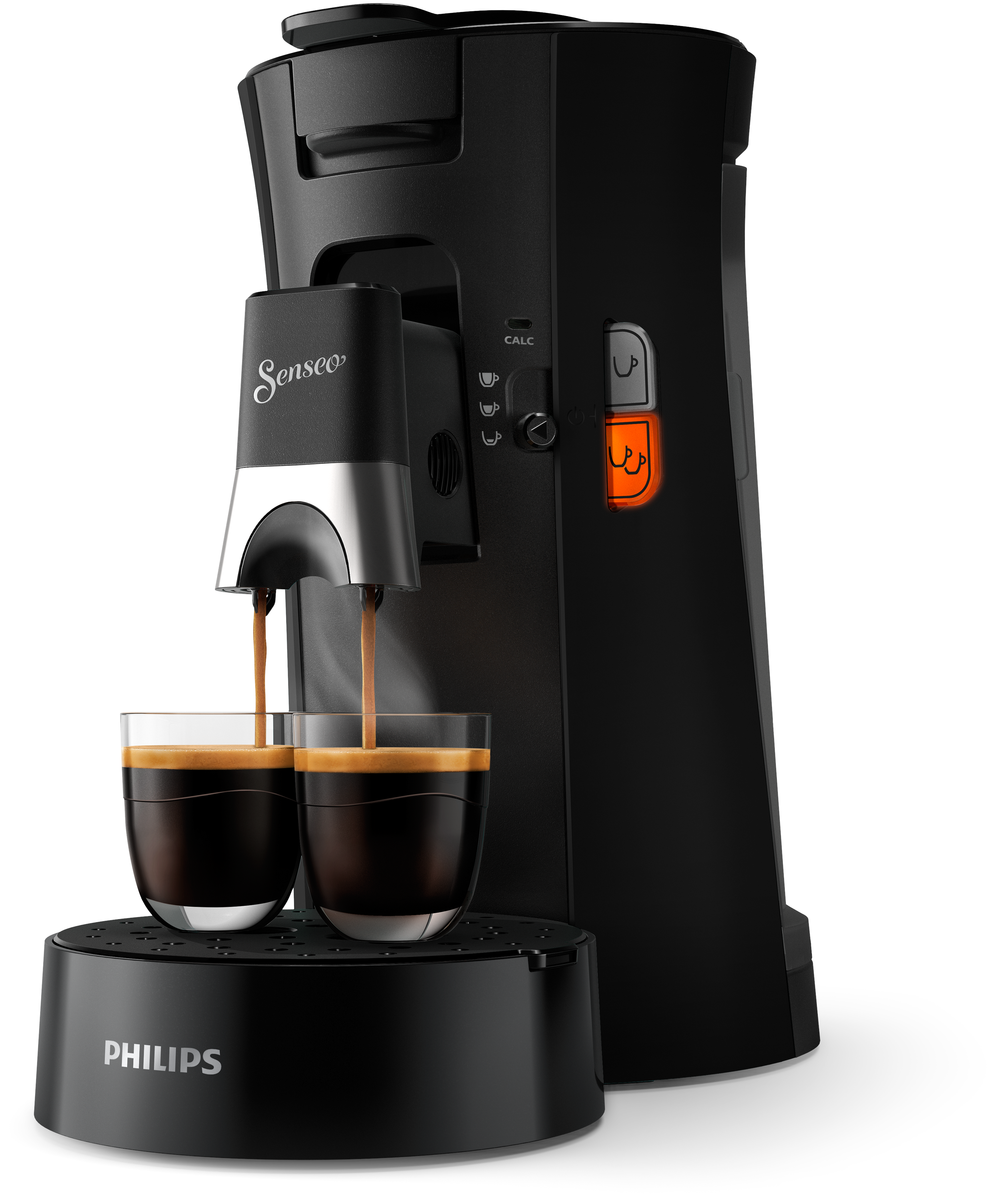 Philips Senseo Select Kapselmaskine Deep Black Kaffemaskine Sort CSA230/61