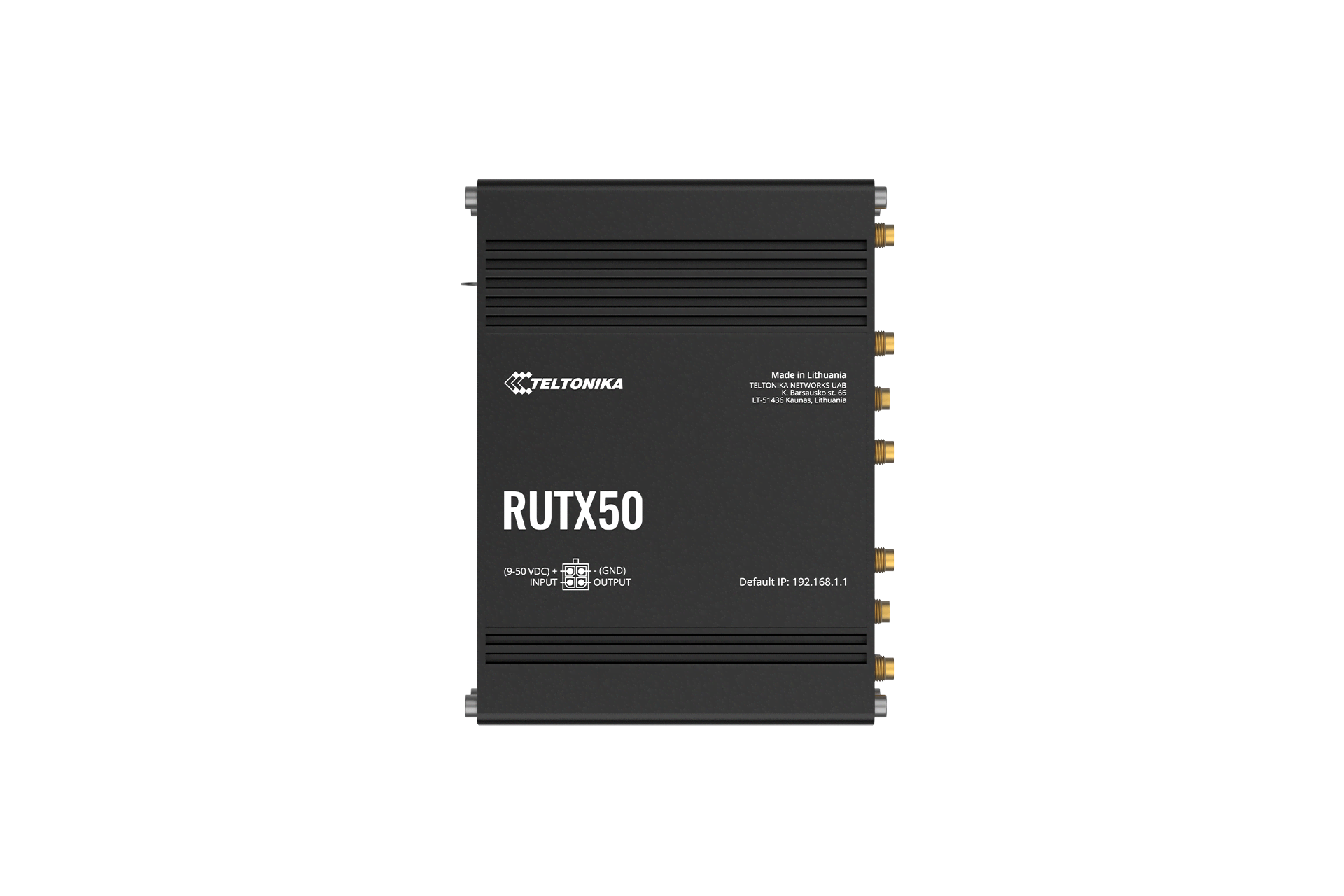 Teltonika RUTX50 Industrial 5G Router (RUTX50000000) - Wireless router 802.11a/b/g/n/Wi-Fi 5 Wave 2