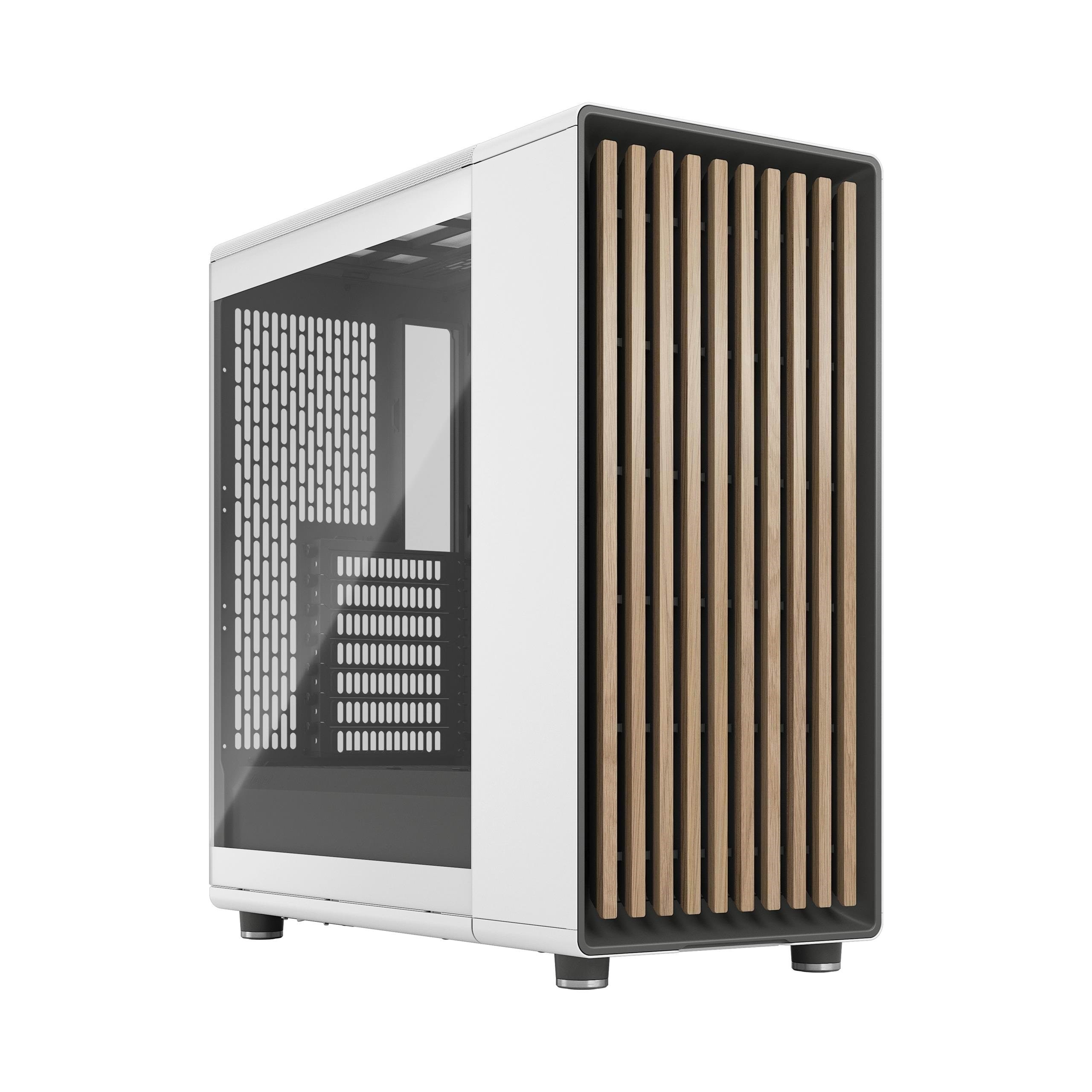 Fractal Design North TG - Chalk White - Kabinet - Miditower - Hvid Kabinet FD-C-NOR1C-04