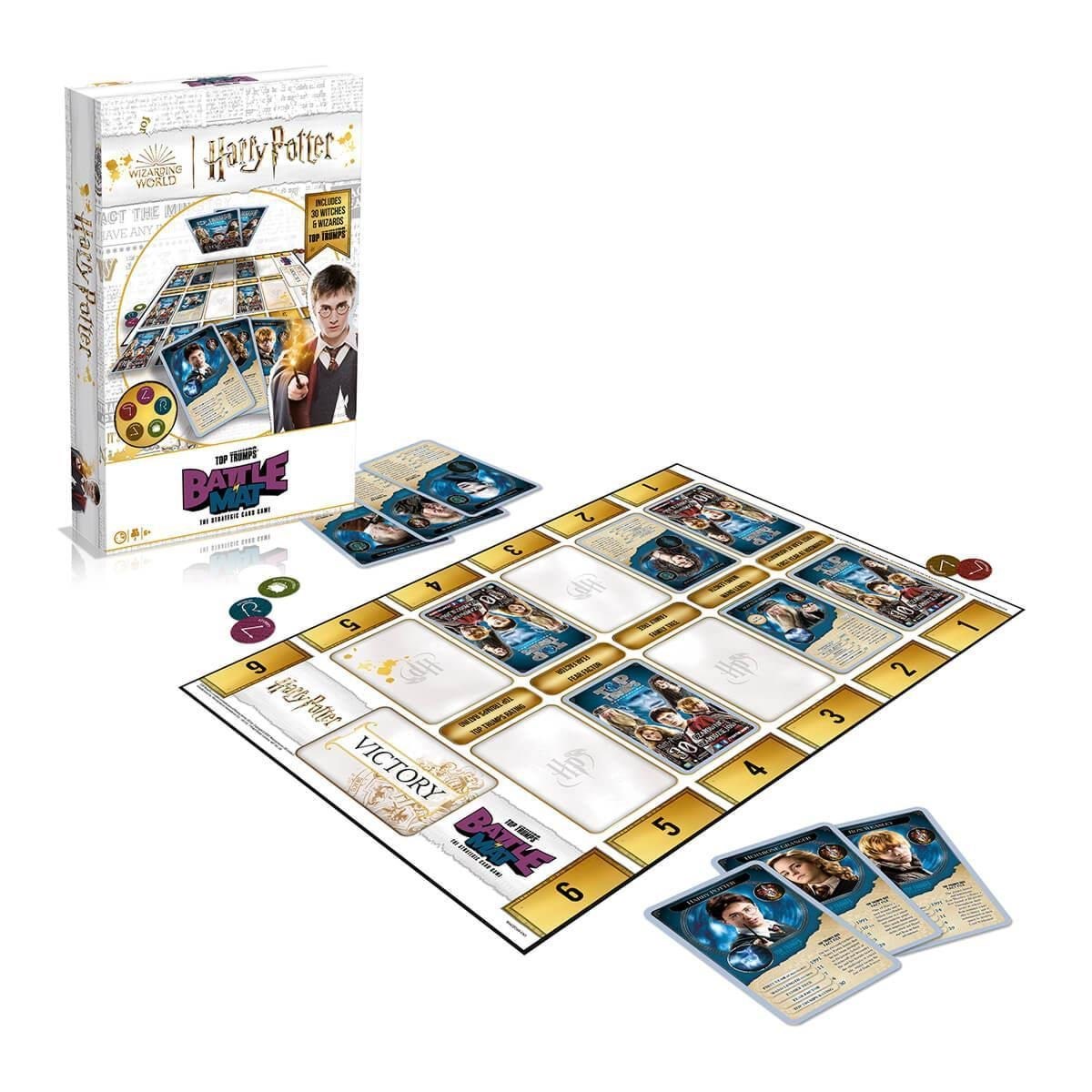Winning Moves Harry Potter Top Trumps Battle Mat Card Game (ENG)
