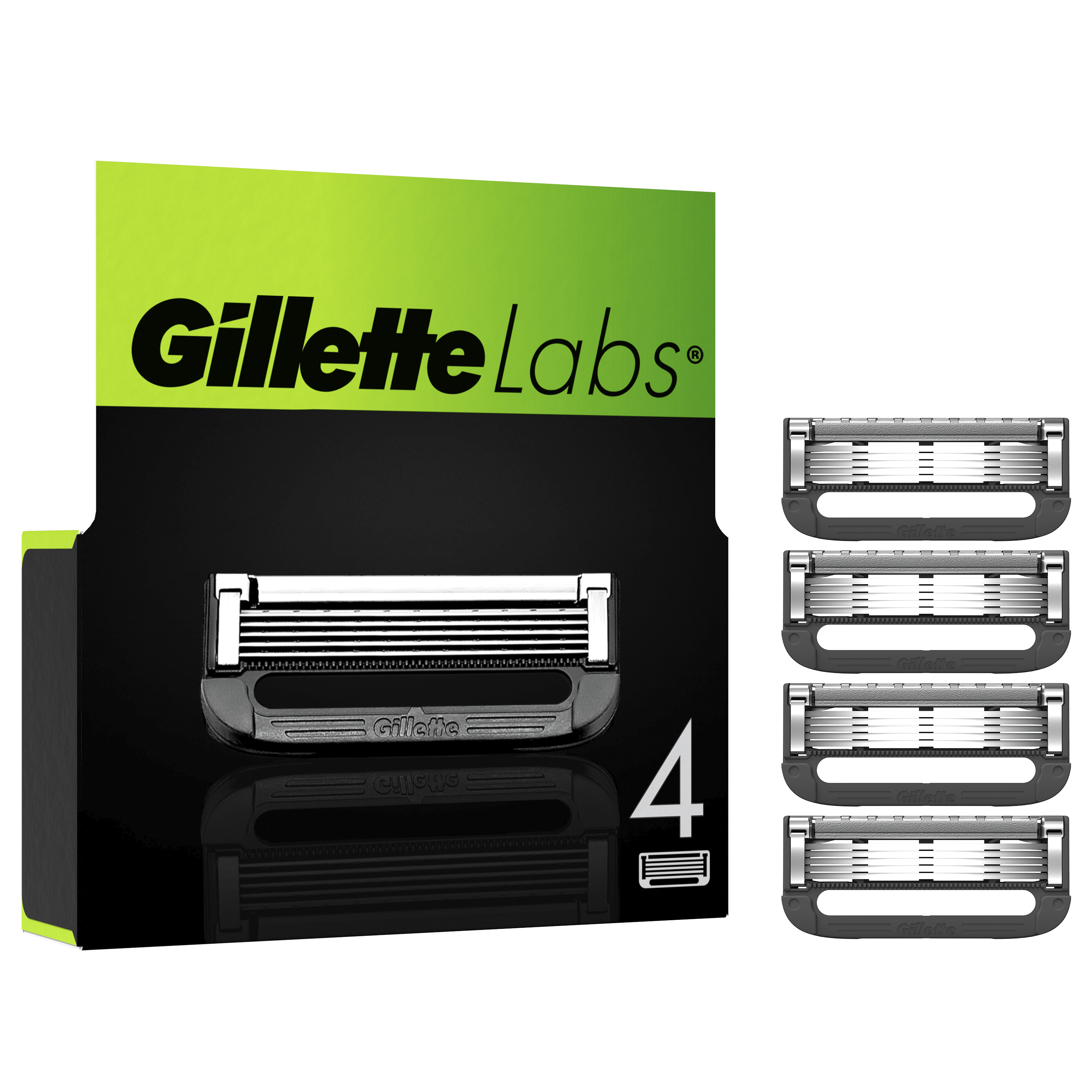 Gillette Labs Razor Blades (4-Pack) Barbergrej 7702018605378