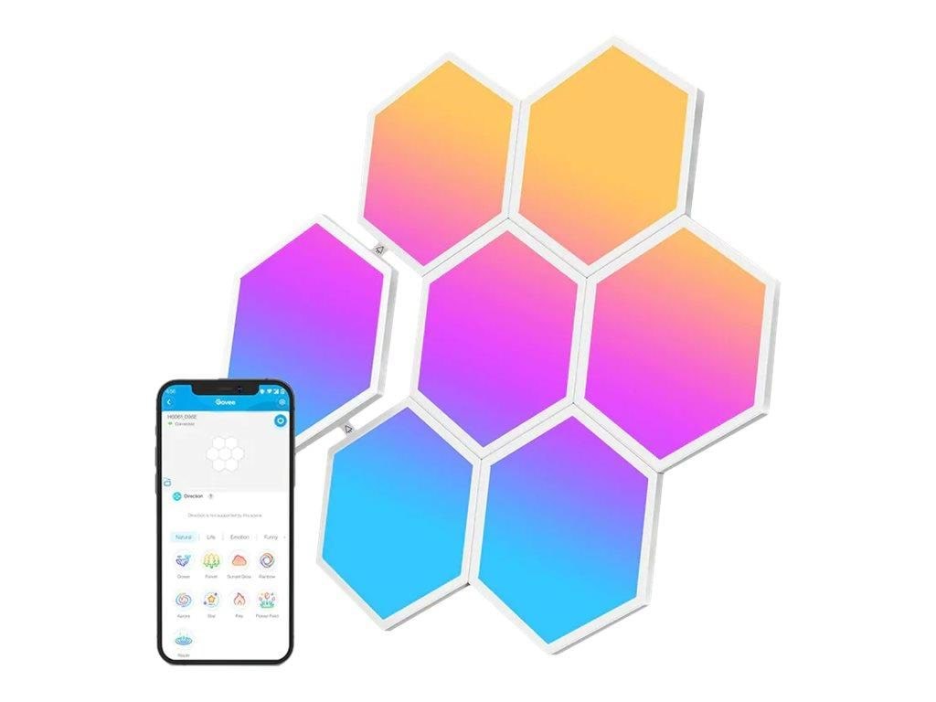 Govee Glide Hexa Light Panels 10-Pack Smart Home B6061301