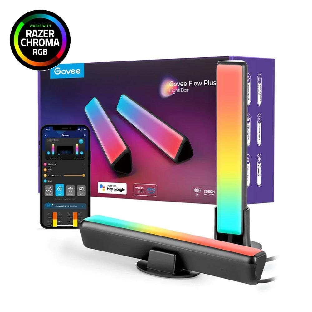 Govee RGBICWW WiFi + Bluetooth Flow Plus Light Bars Smart Home H60563D1