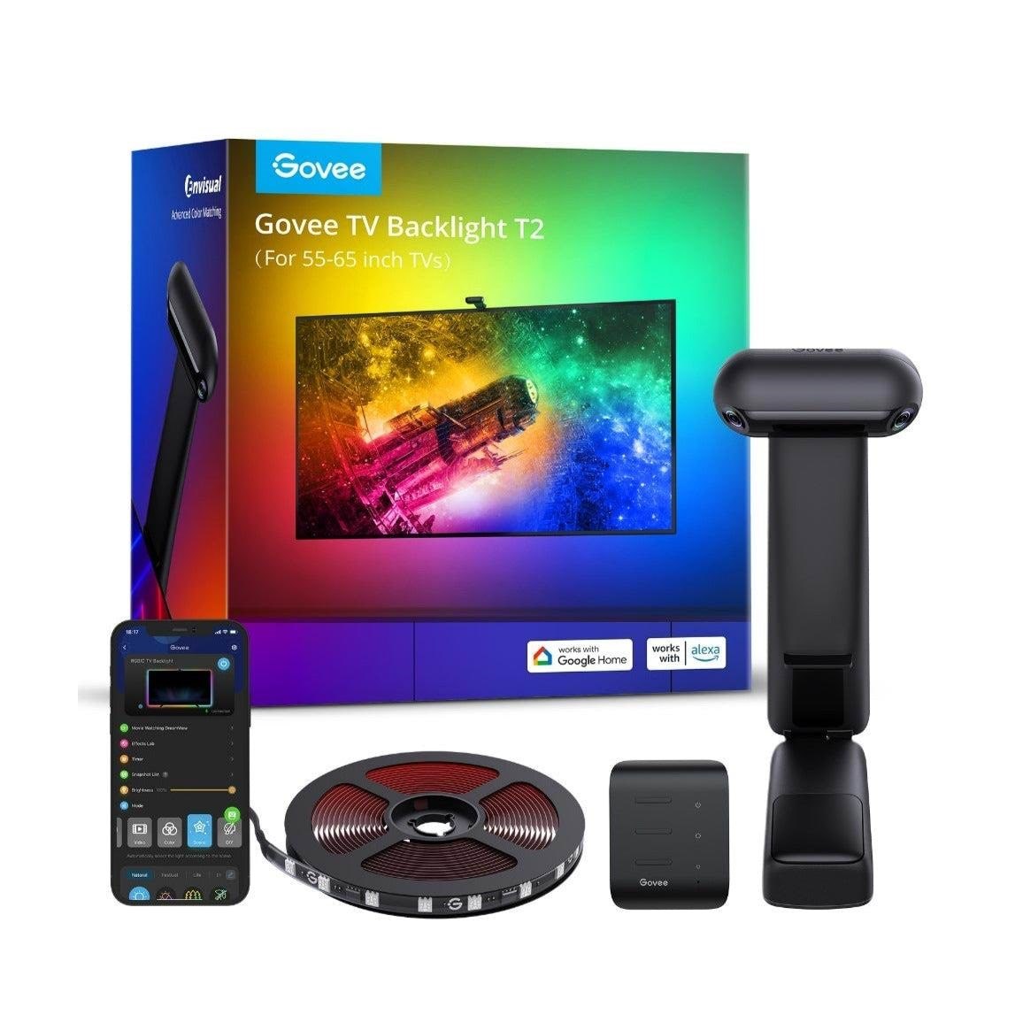 Govee Envisual TV Backlight T2 with Dual Cameras 55"-65" Smart Home H605C311