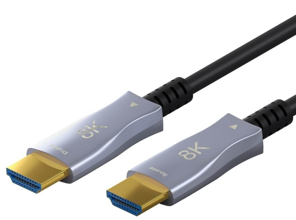 Pro HDMI 2.1 Hybrid - 10m - Sort Skærmkabel HDMI21BAOC-10