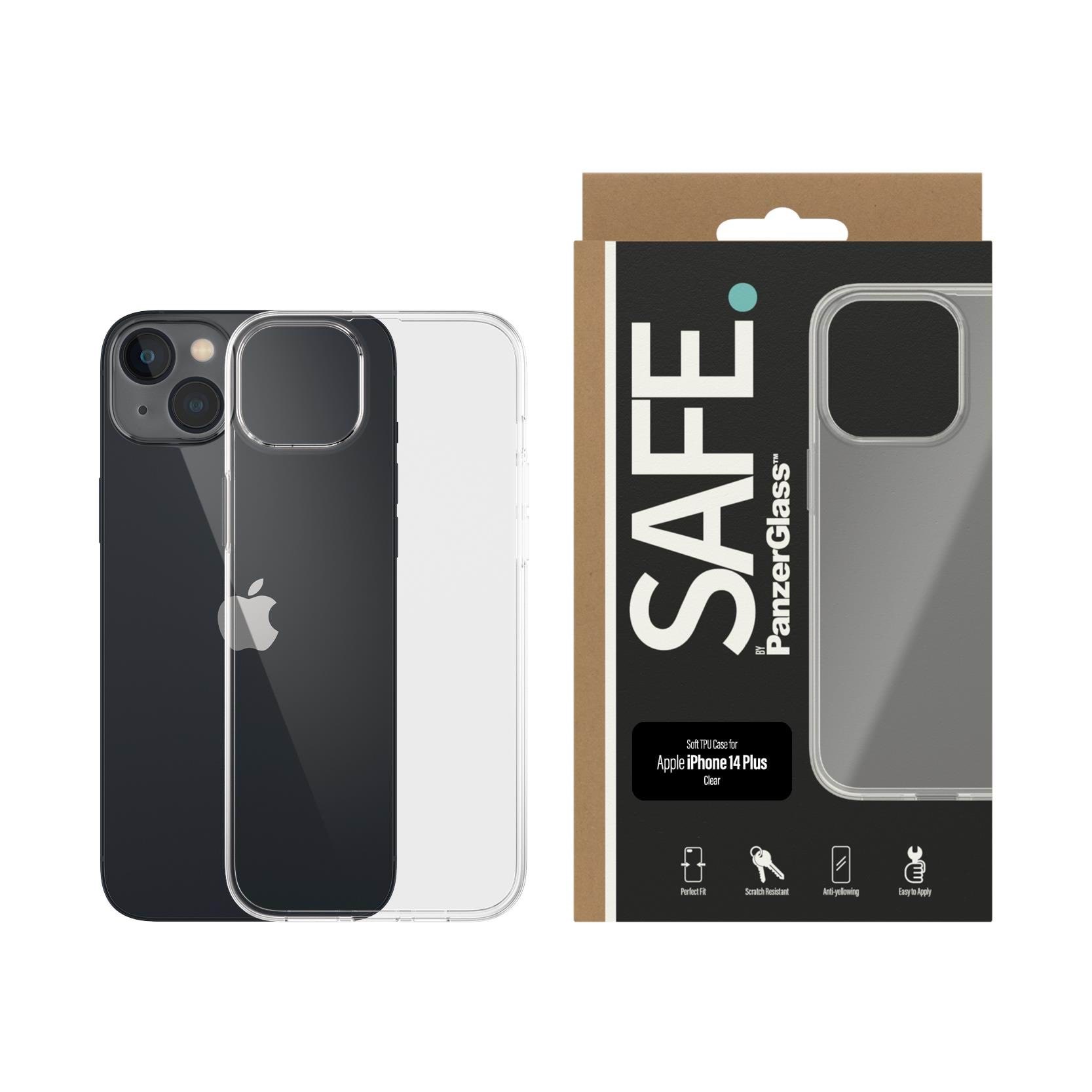 SAFE by PanzerGlass TPU Case Apple iPhone 14 Plus | Transparent Mobilcover SAFE95156