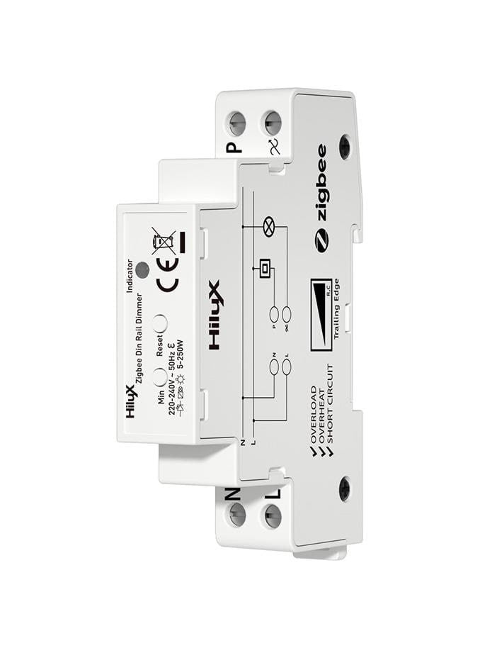 HiluX Zigbee DIN skinne lysdæmper - 250w Lampe 5714255007350
