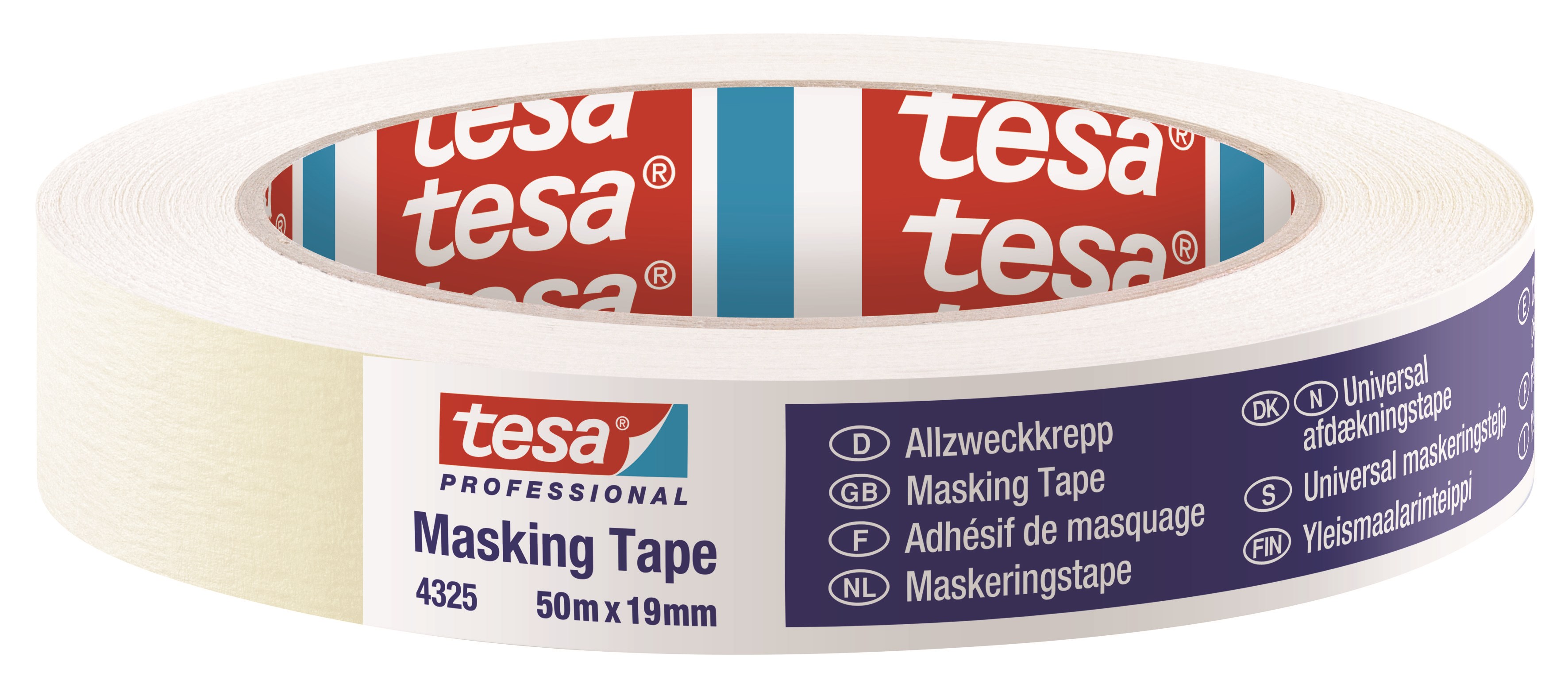 tesa Masking Tape 50m x 19mm Tape 04325-00000-02