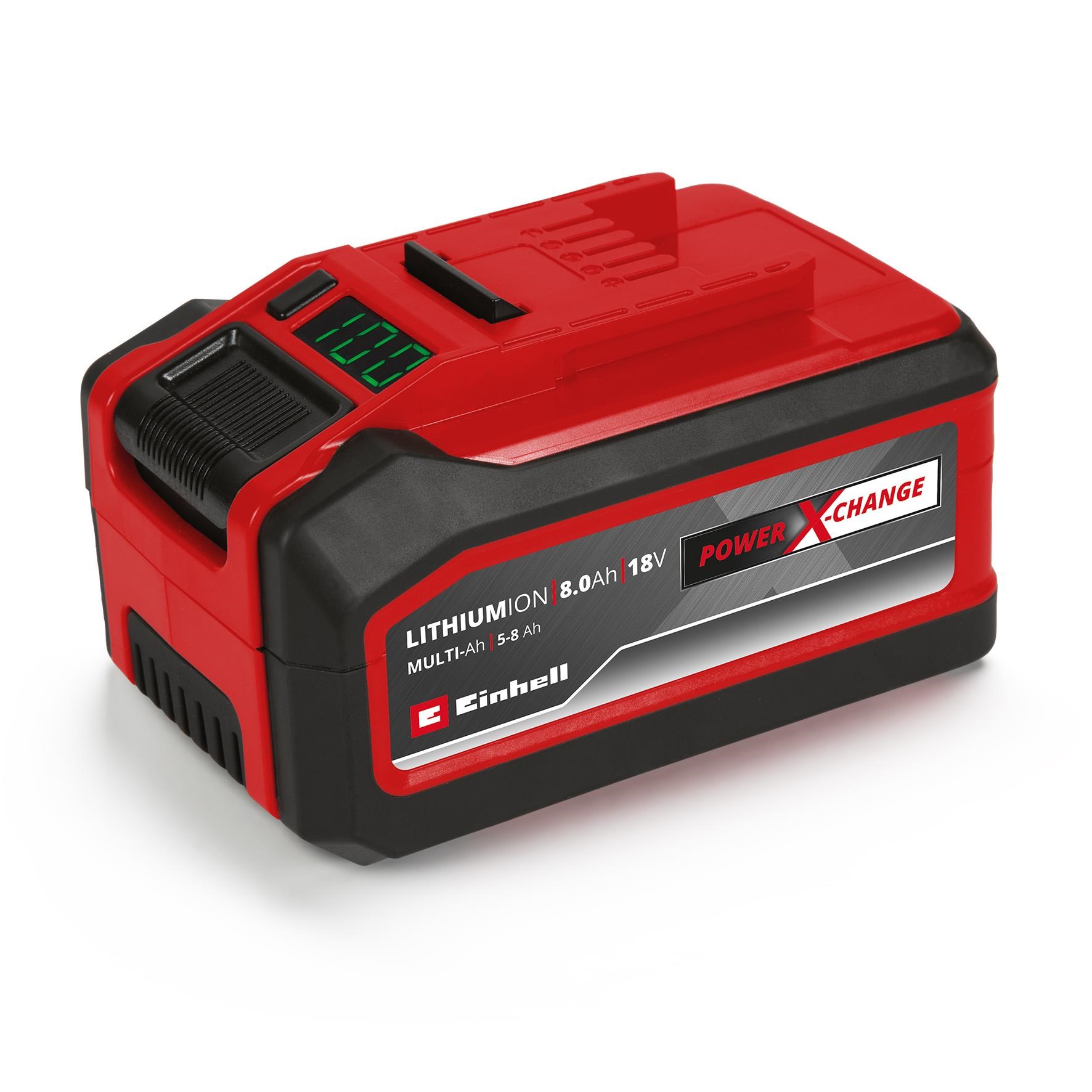 Einhell Power-X-Change batteri 18V/8Ah Akku Lader 4511600