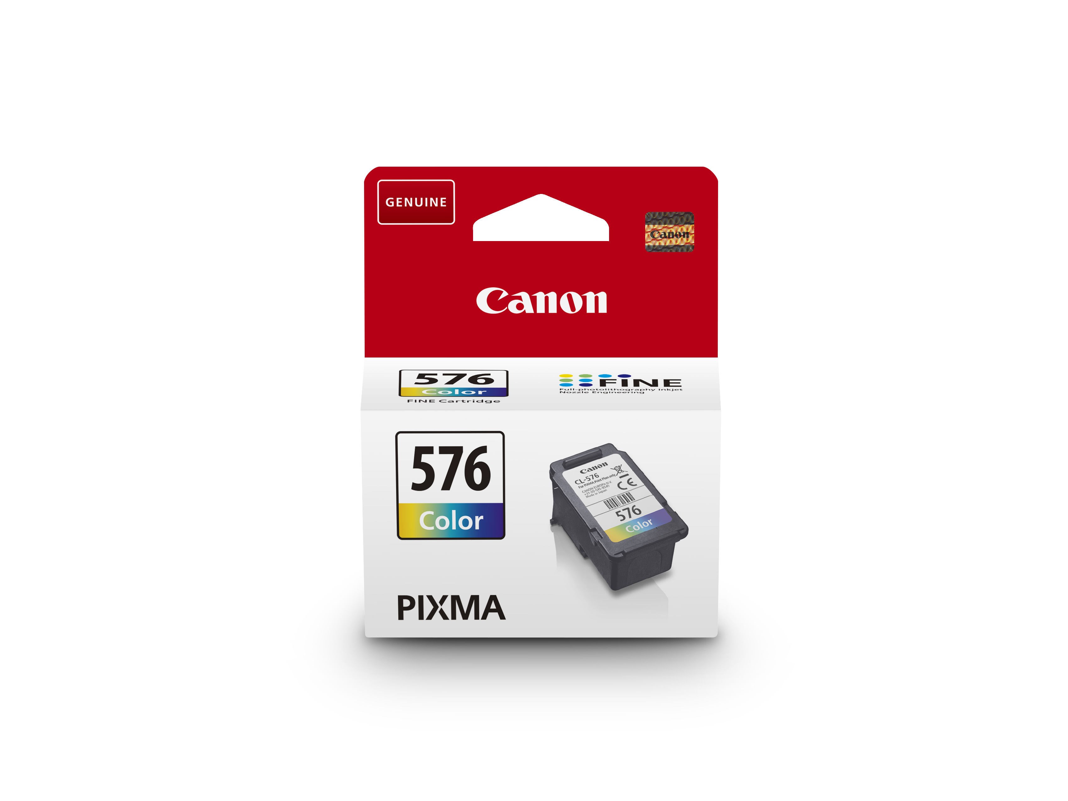 Canon CL-576 / 5442C001 3-Color Printerpatron Og Toner Cyan, Magenta, Gul