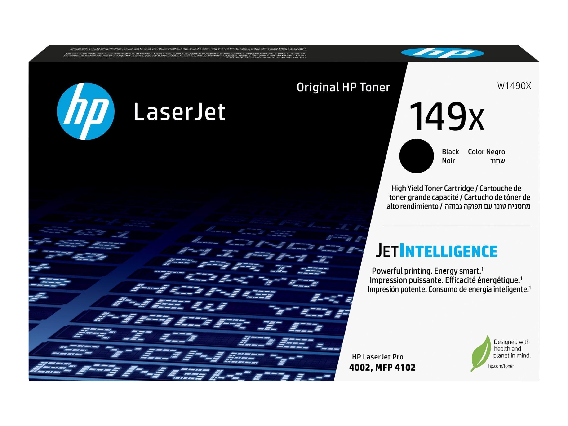 HP 149X / W1490X - High capacity - Black toner Printerpatron Og Toner Sort