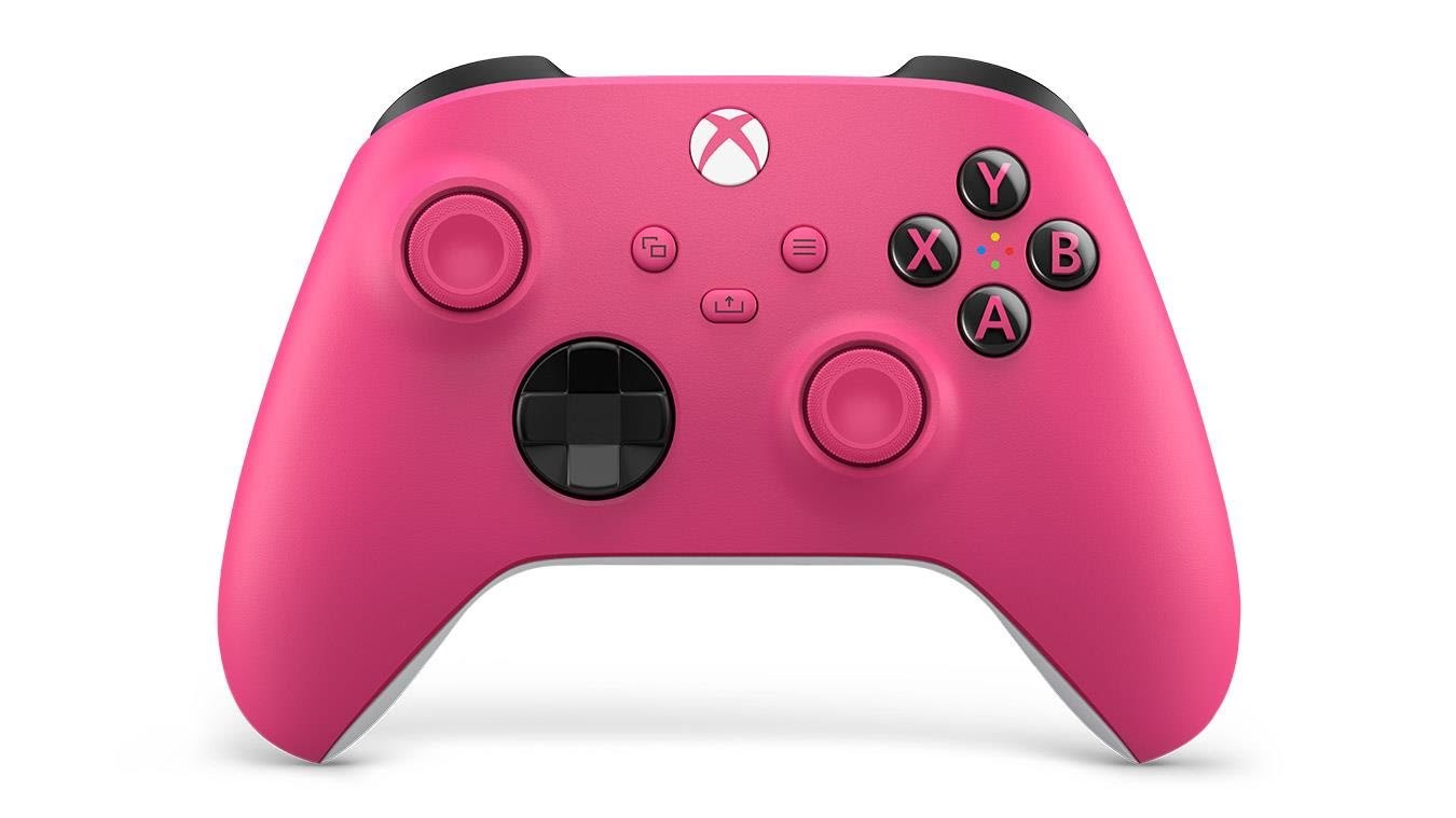 Microsoft Xbox - Deep Pink - Wireless Controller - Microsoft Xbox One