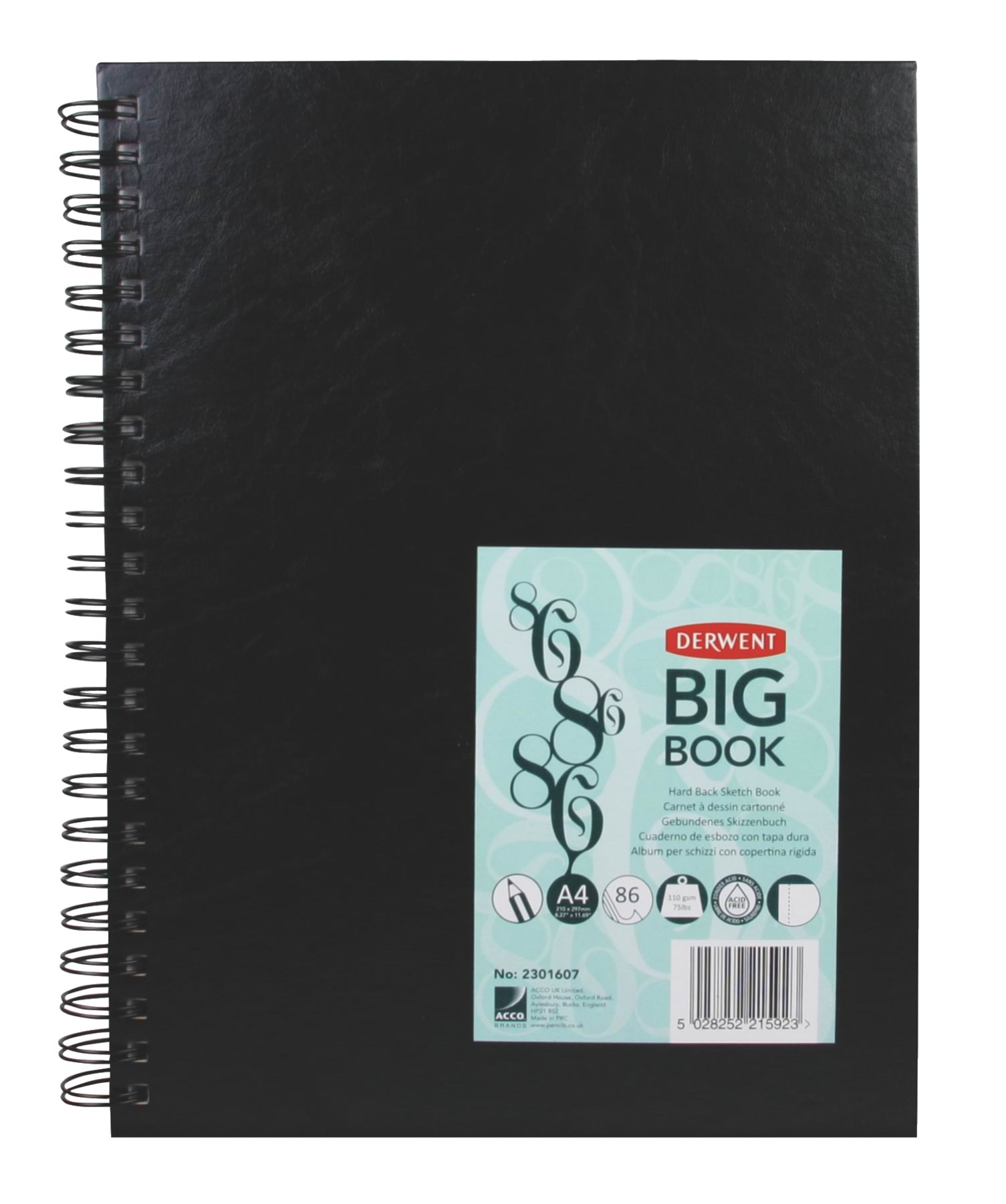 Derwent A4 Big Book wireindbundet Tegneværktøj 2301607