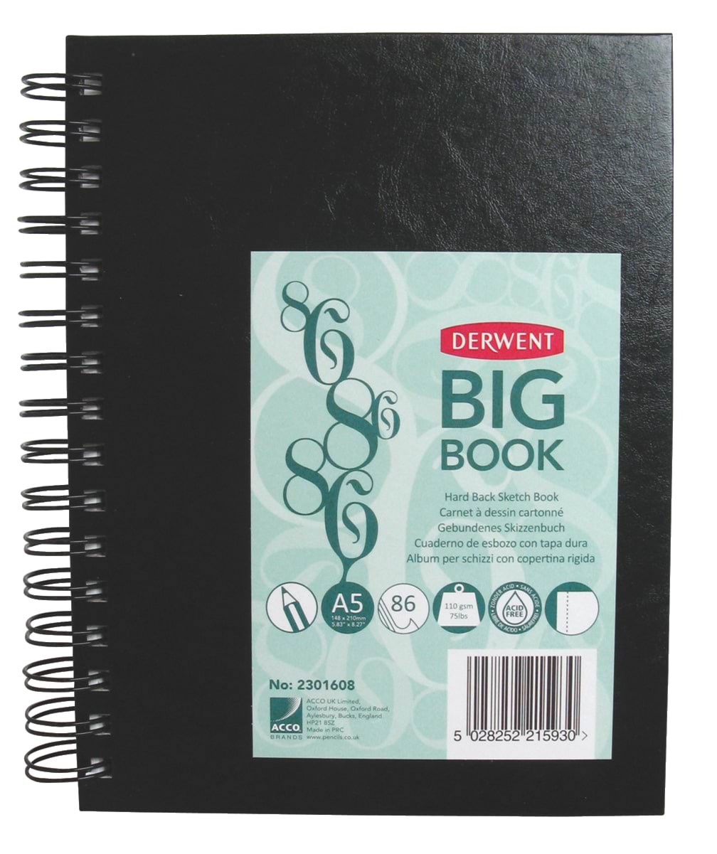 Derwent A5 Big Book wireindbundet Tegneværktøj 2301608