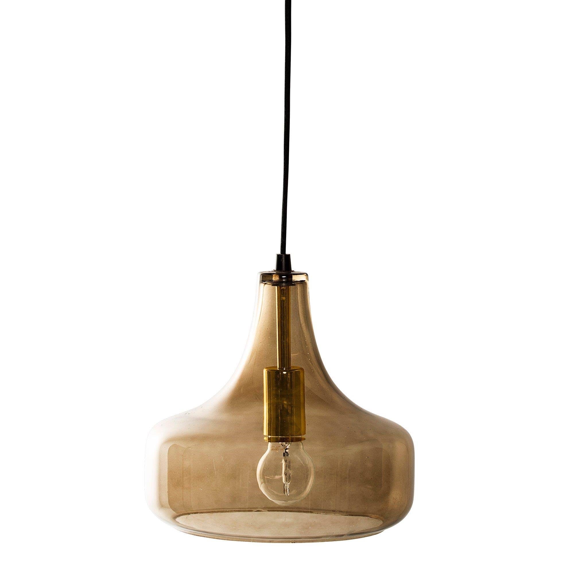 Bloomingville Pendel Glass Ø 25.5 cm - Brown Lampe 68704760