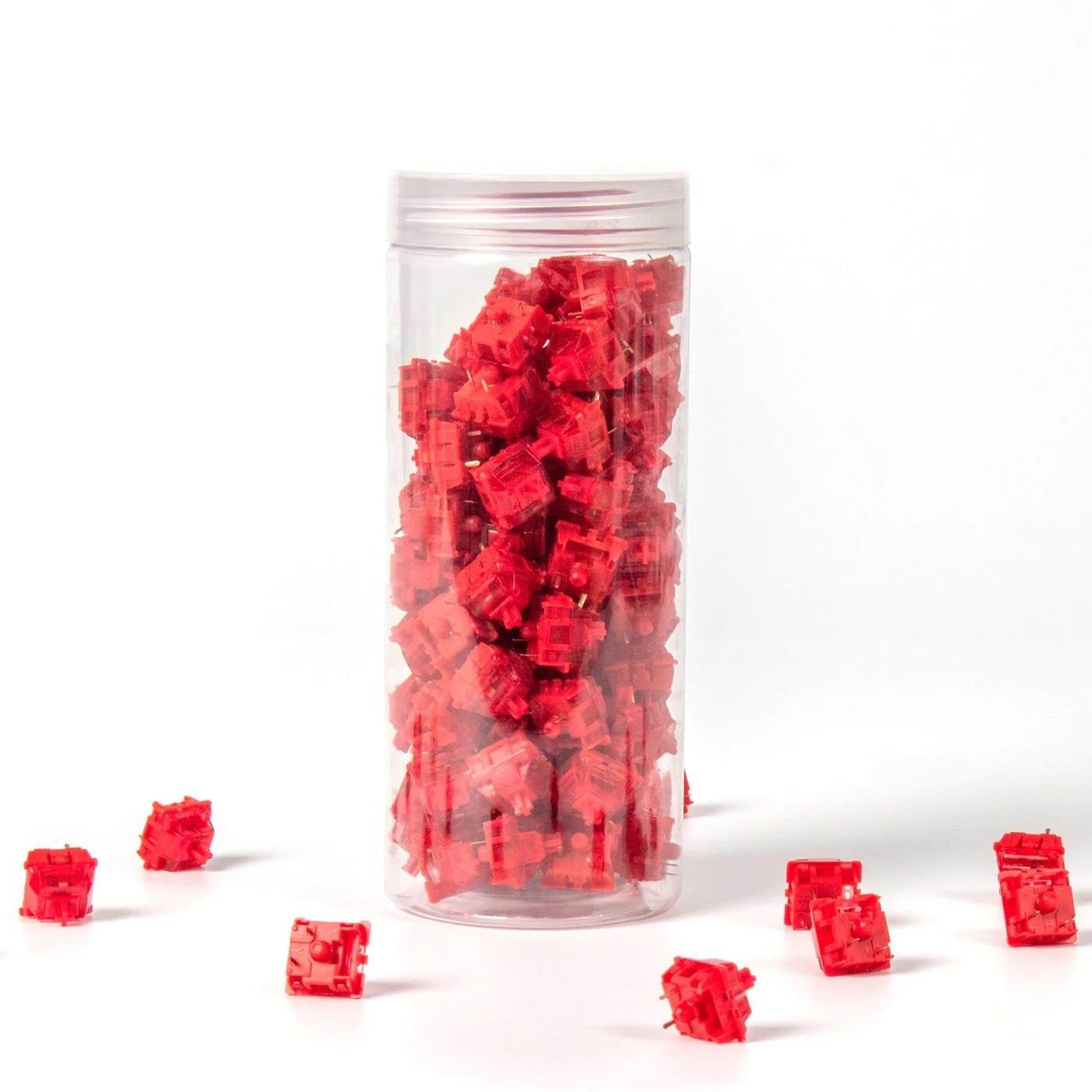 Keychron Switch set - Gateron Phantom Red Switch set - 110pcs Systemtilbehør G40