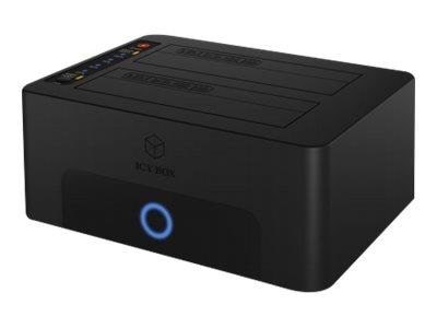 ICY BOX IB-1232CL-U3 - HDD docking station - SATA 6Gb/s - USB 3.0 Harddisk Tilbehør