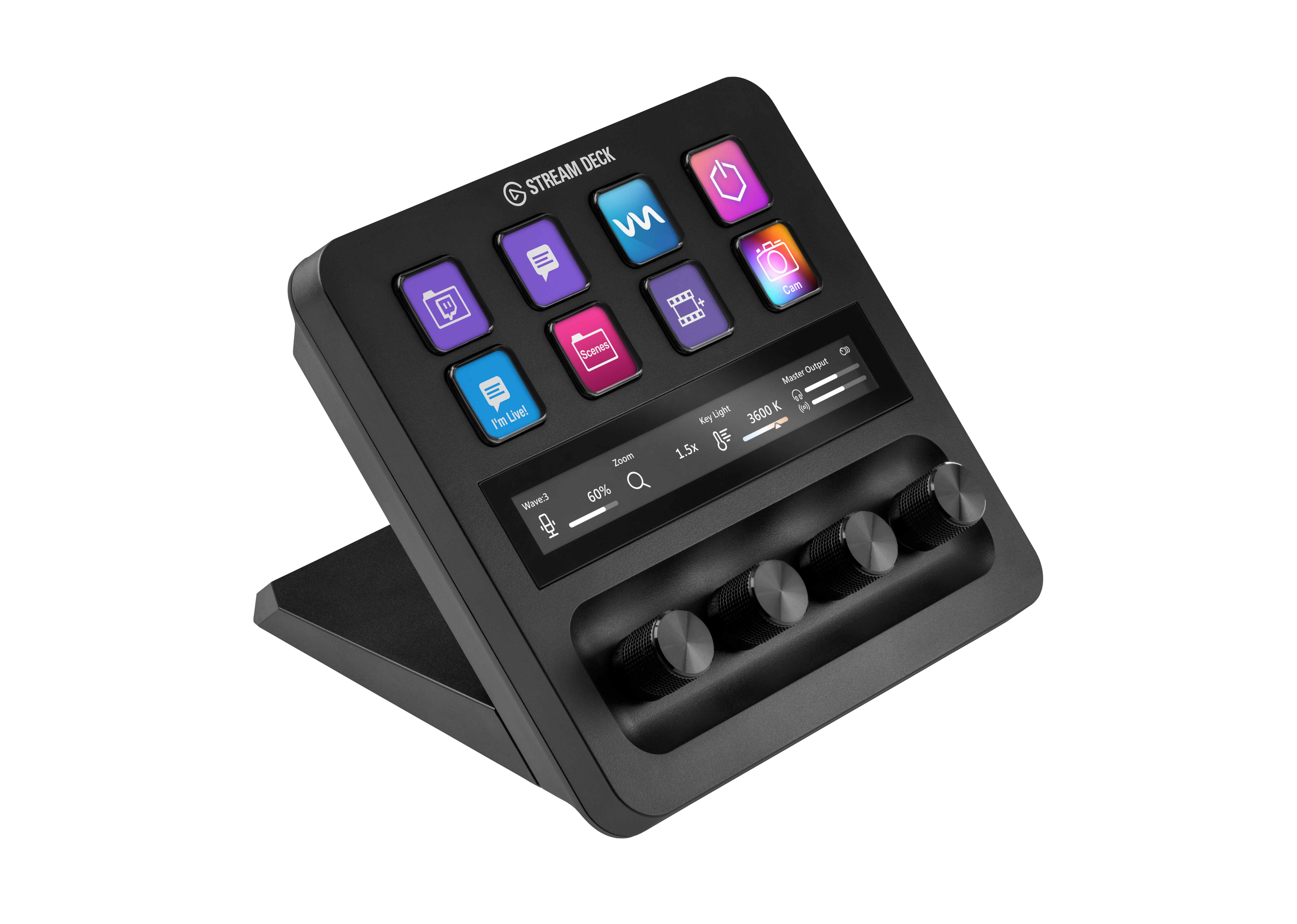 Elgato Stream Deck + - Sort Streamingudstyr 10GBD9901