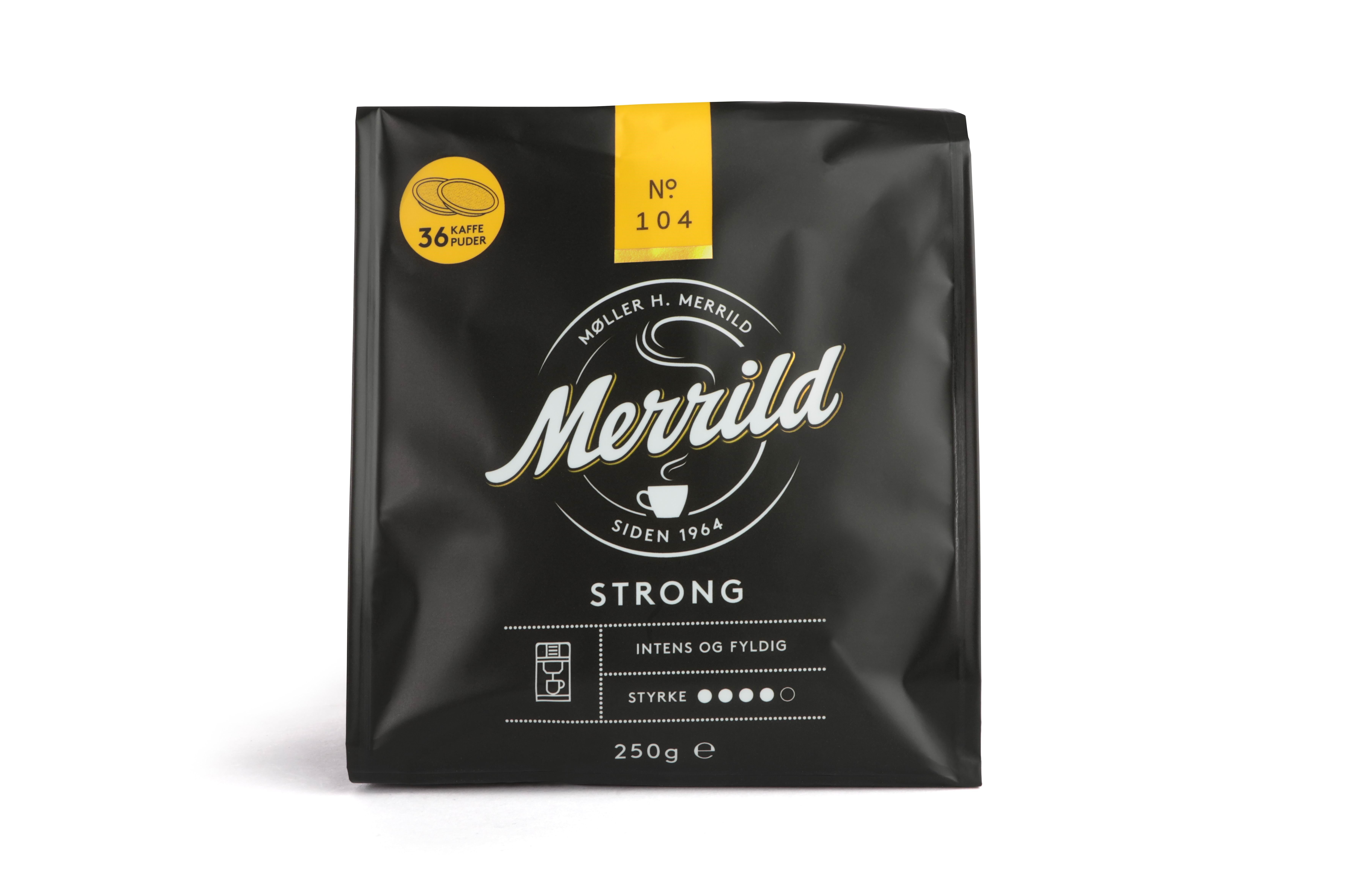 MERRILD Strong 36 pods Kaffemaskine Sort 70192