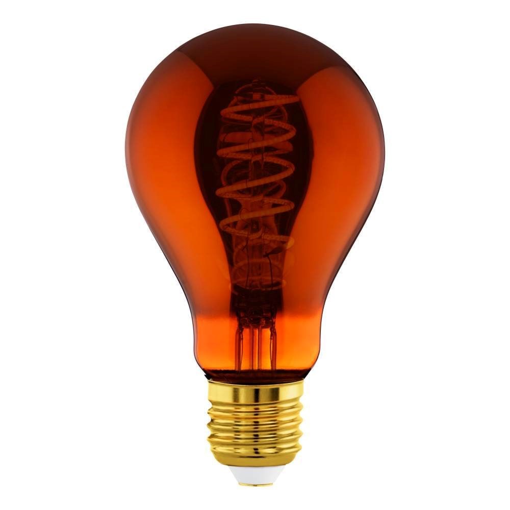 EGLO LED pære A75 Spiral 4W/820 30 lumen kobber dæmpbar E27 Lyskilde 110089