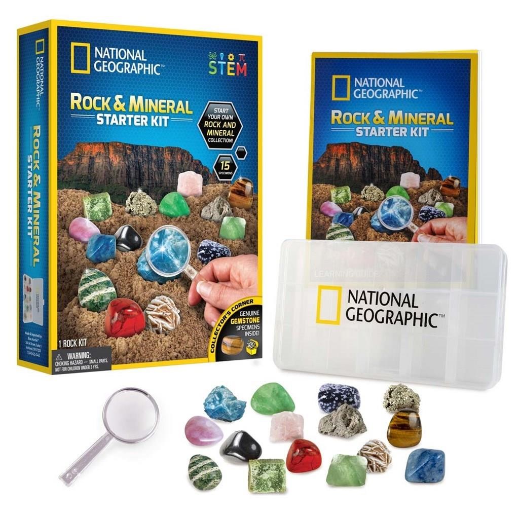 National Geographic Sten og Mineral-sæt Legetøj 29-4010