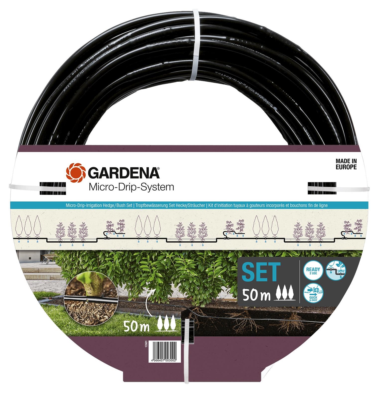 Gardena Micro-Drip vanding hæk-/busksæt (50 m) Havevanding 13501-20