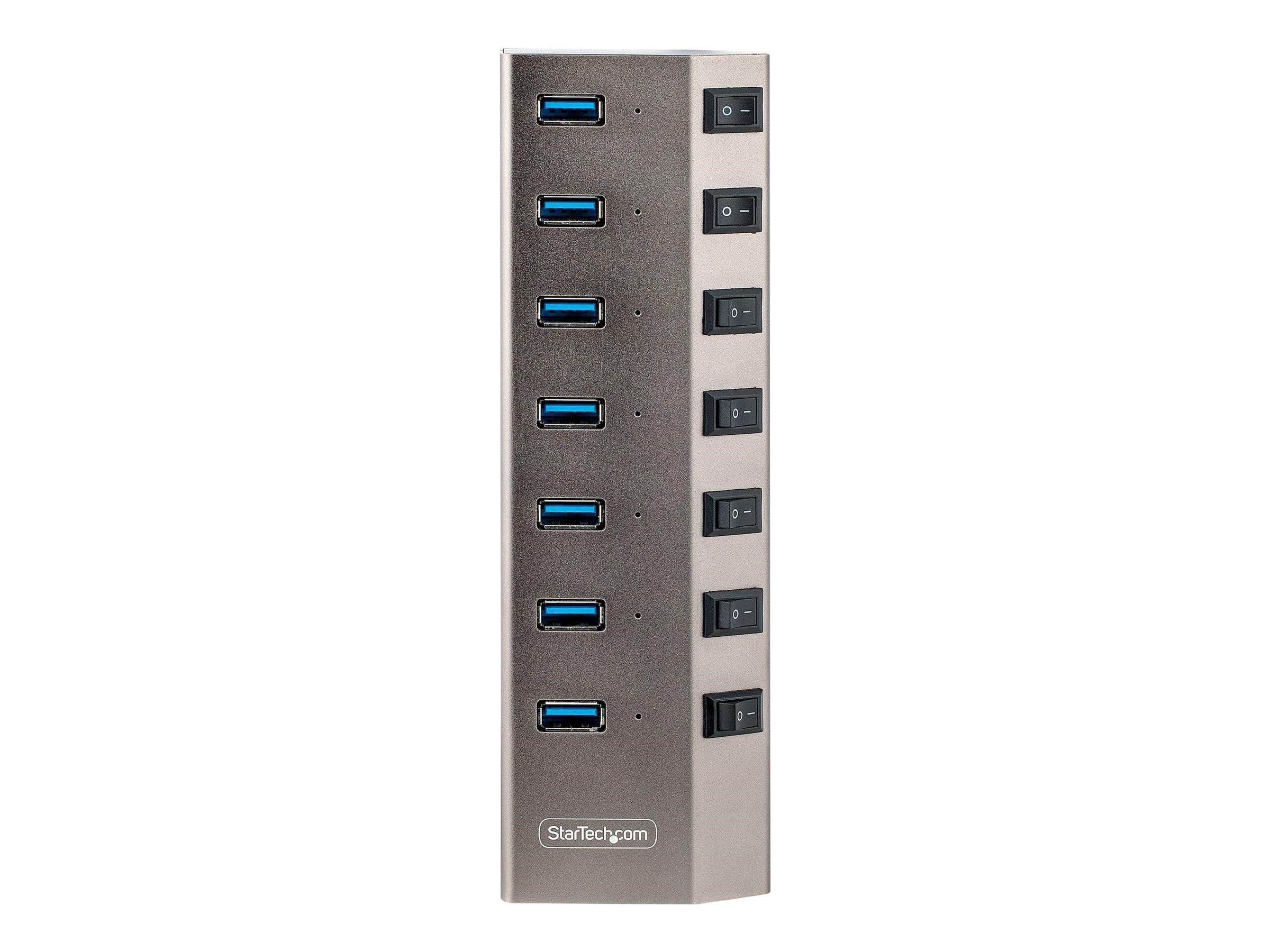 StarTech.com 5G7AIBS-USB-HUB-EU USB hub - USB 3.2 - 7 ports - Grå Usb Hub