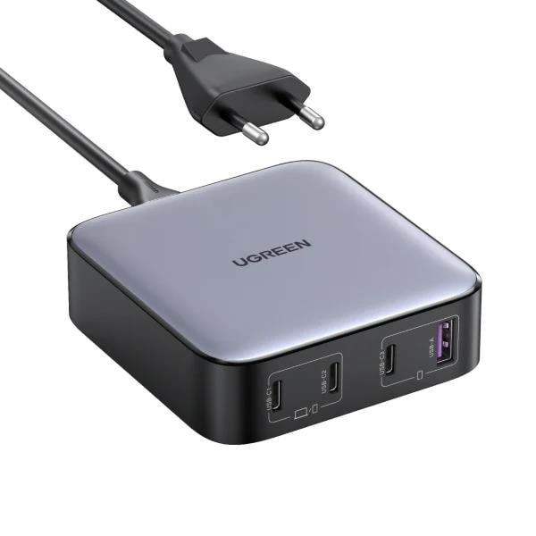 UGREEN Nexode GaN 100W Quad USB-oplader Mobil Oplader 90928