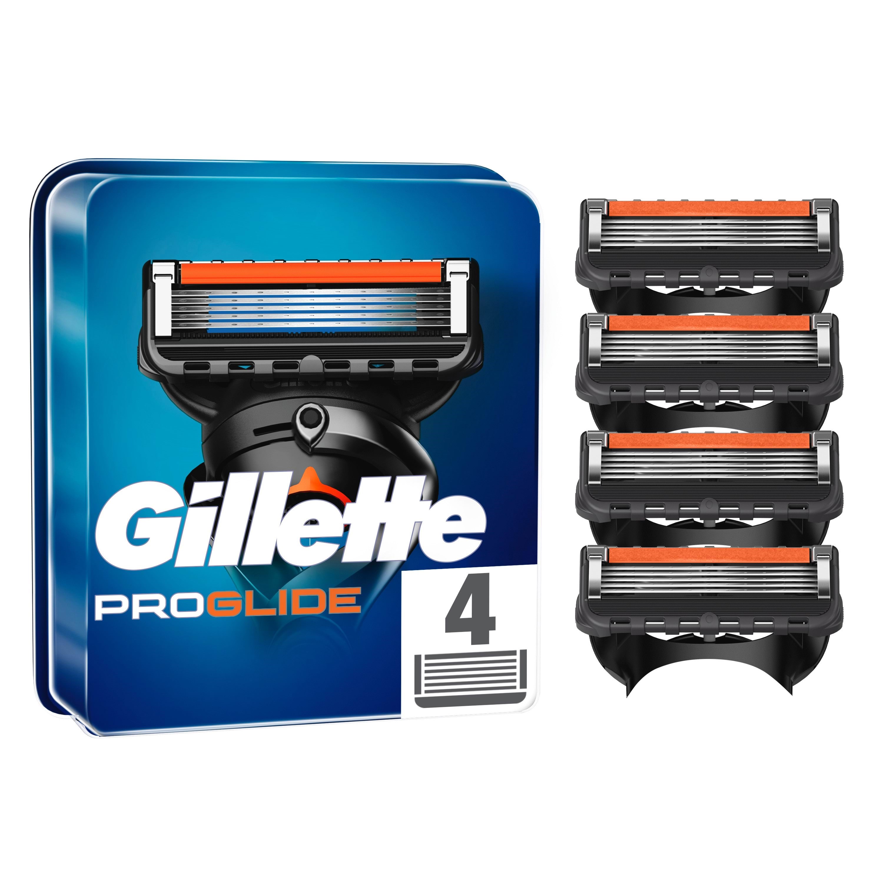Gillette Proglide Manual 4 pcs Barbergrej 7702018263844