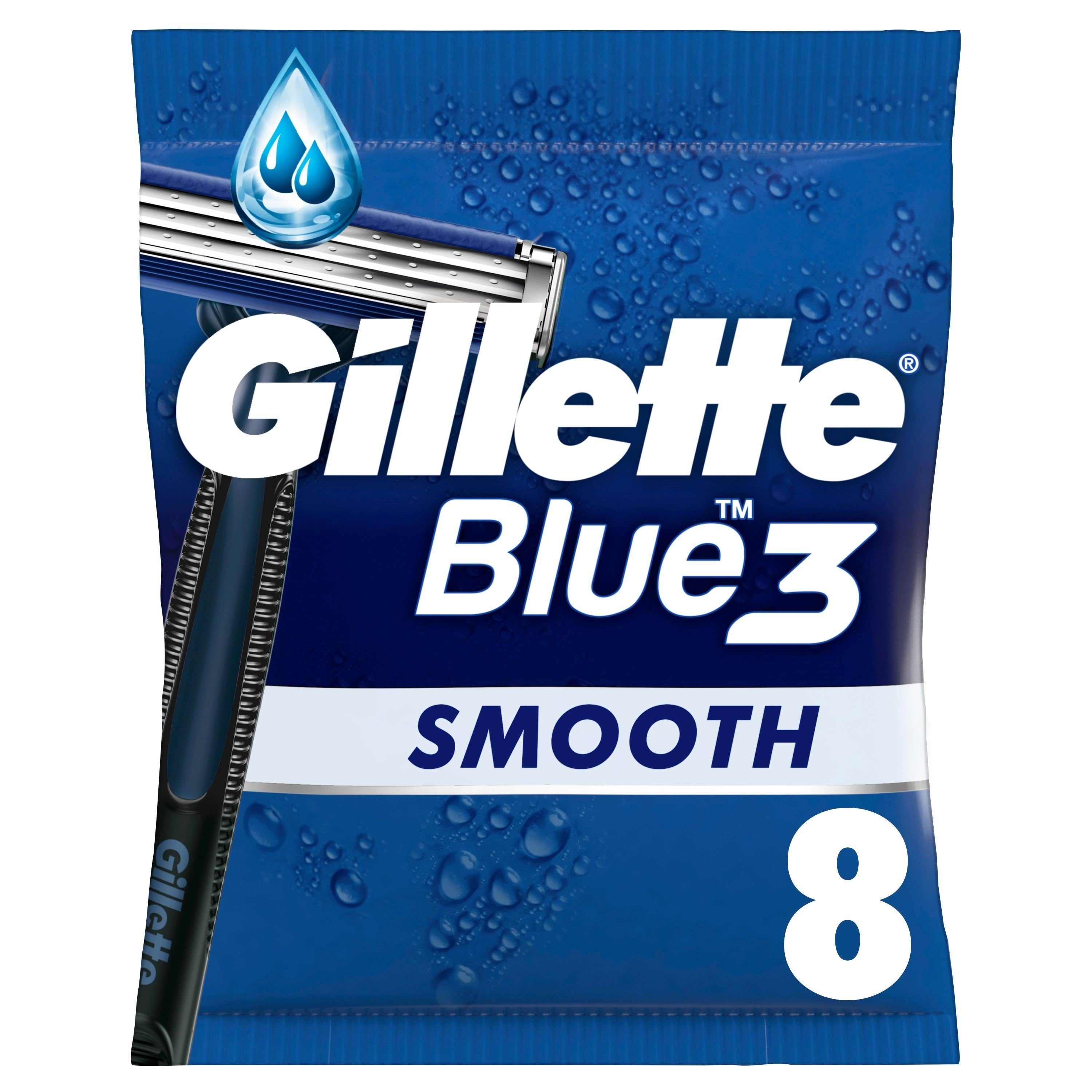 Gillette Blue3 8 pcs Barbergrej 7702018468065