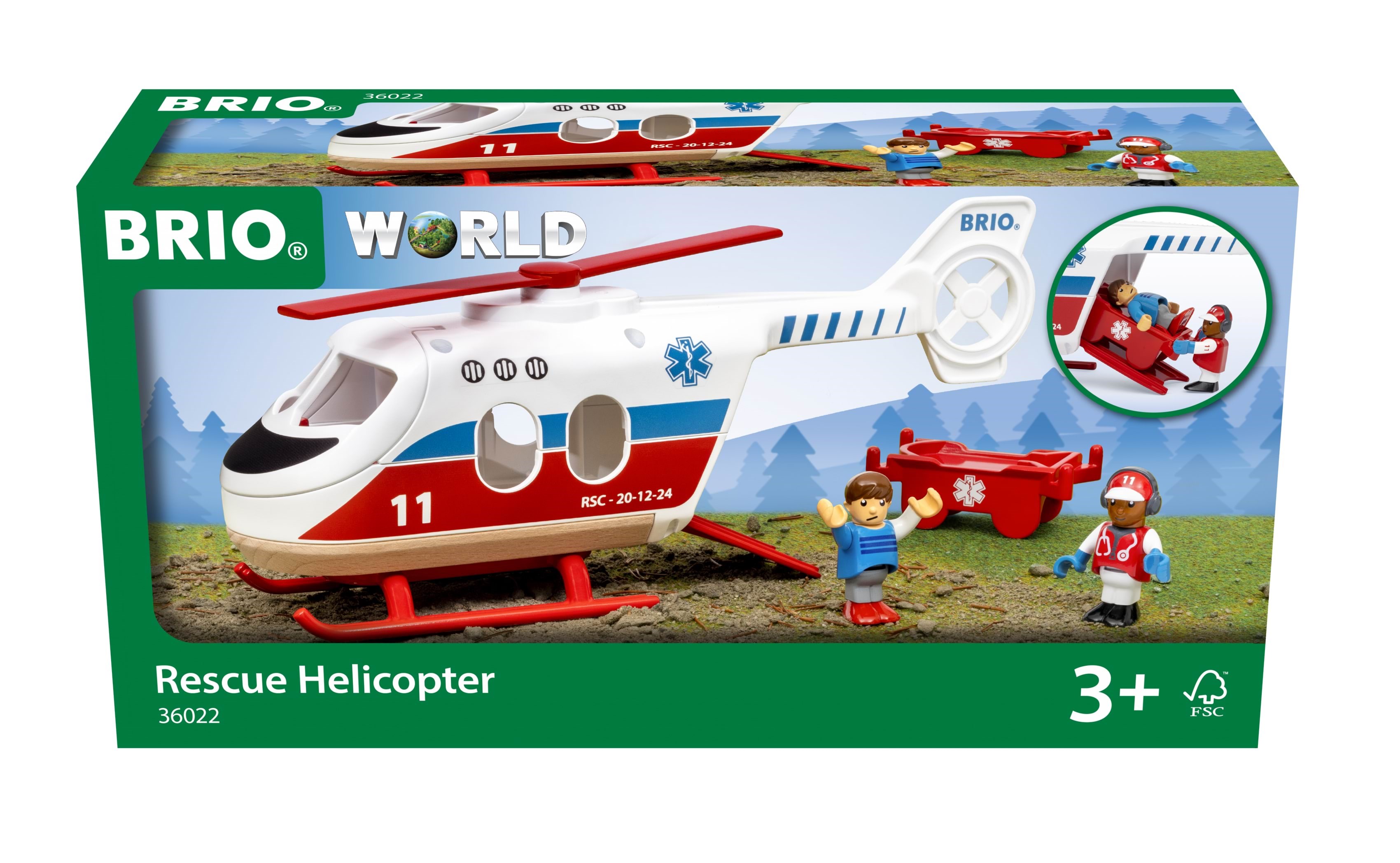 Brio Redningshelikopter Legetøj 36022