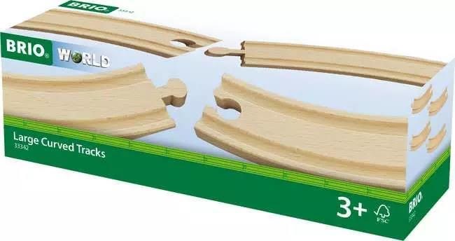 Brio World - Large Curved Track for Railway Brio Tog 33342